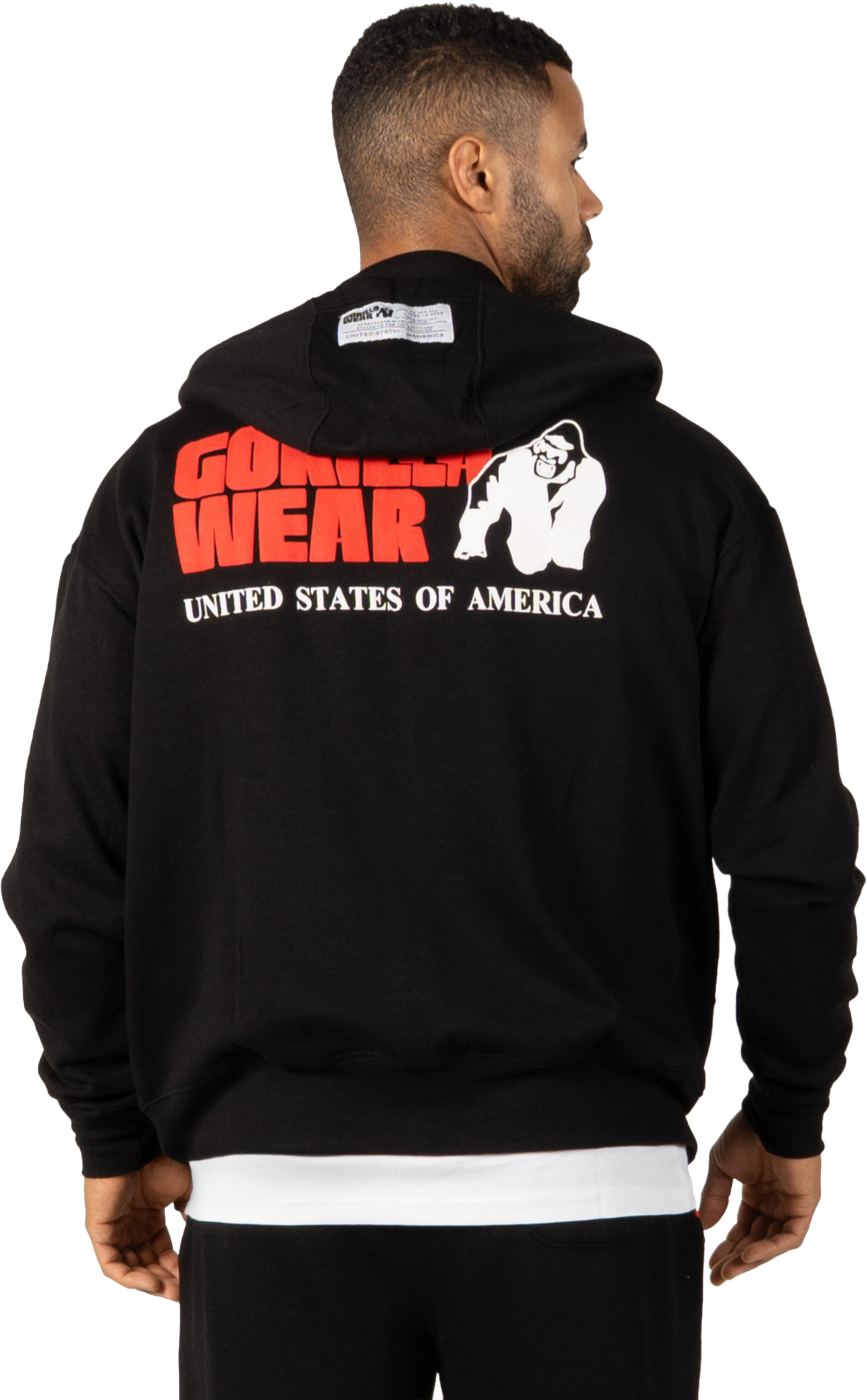 GORILLA WEAR, Classic Oversized Zipped Hoodie