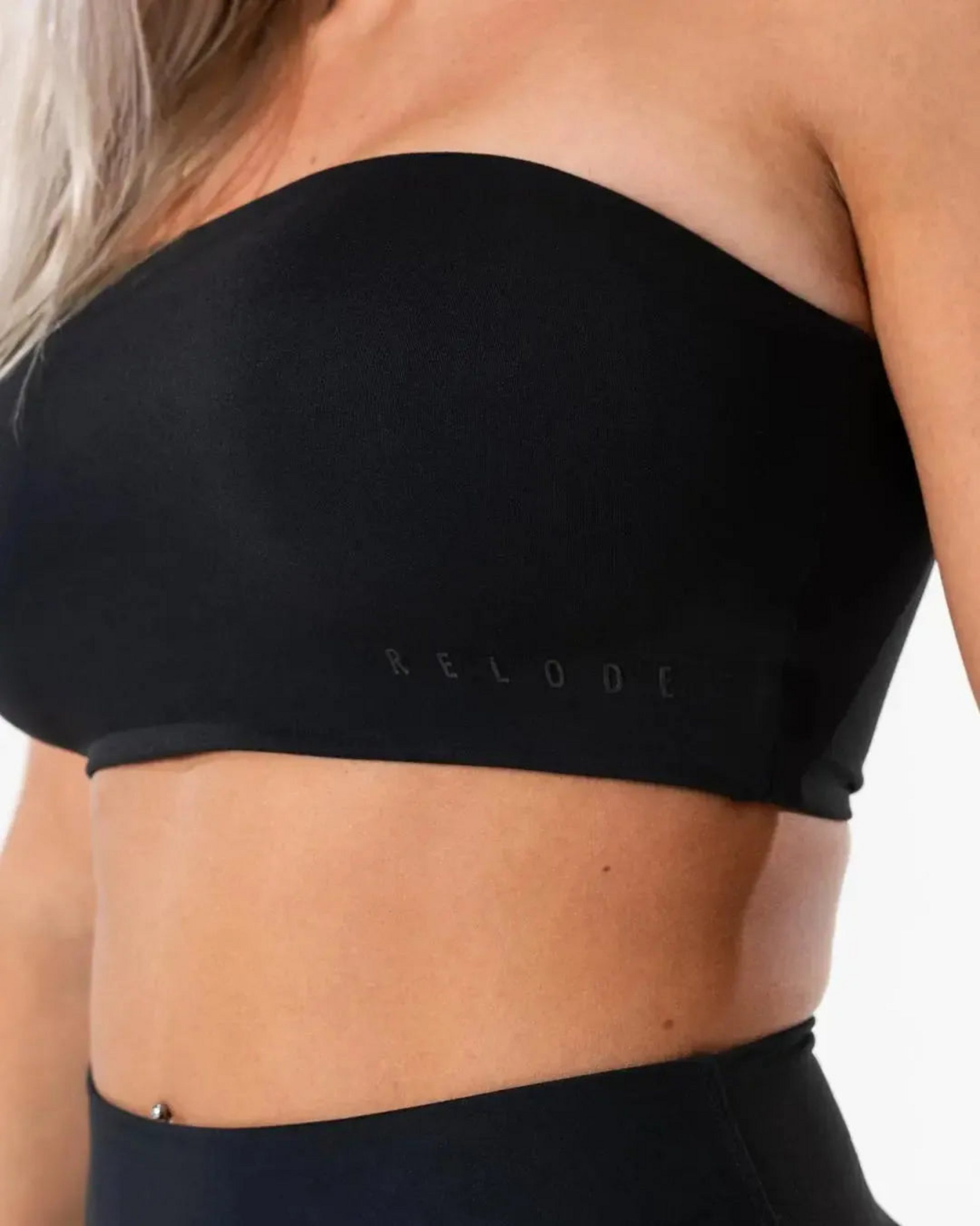 RELODE, Clean Bandeau Top - Svart
