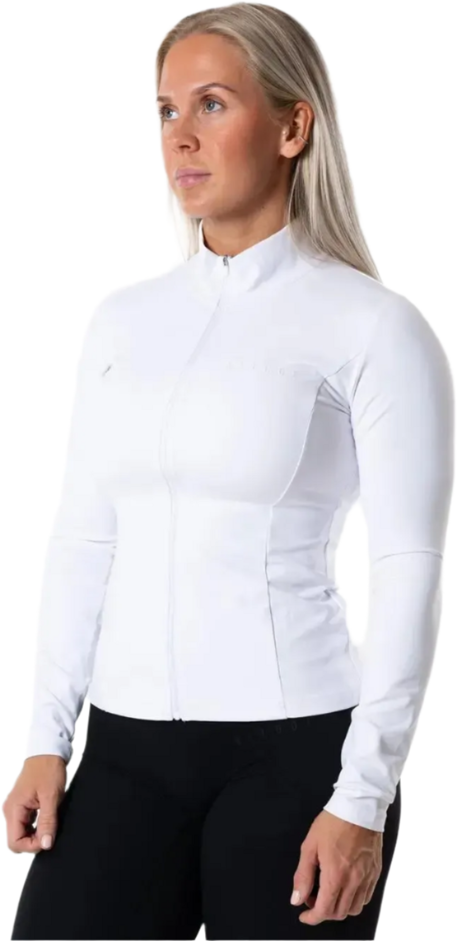 RELODE, Clean Zip Longsleeve - Vit