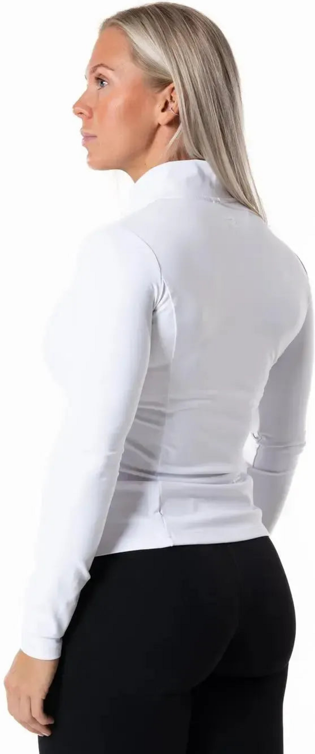 RELODE, Clean Zip Longsleeve - Vit