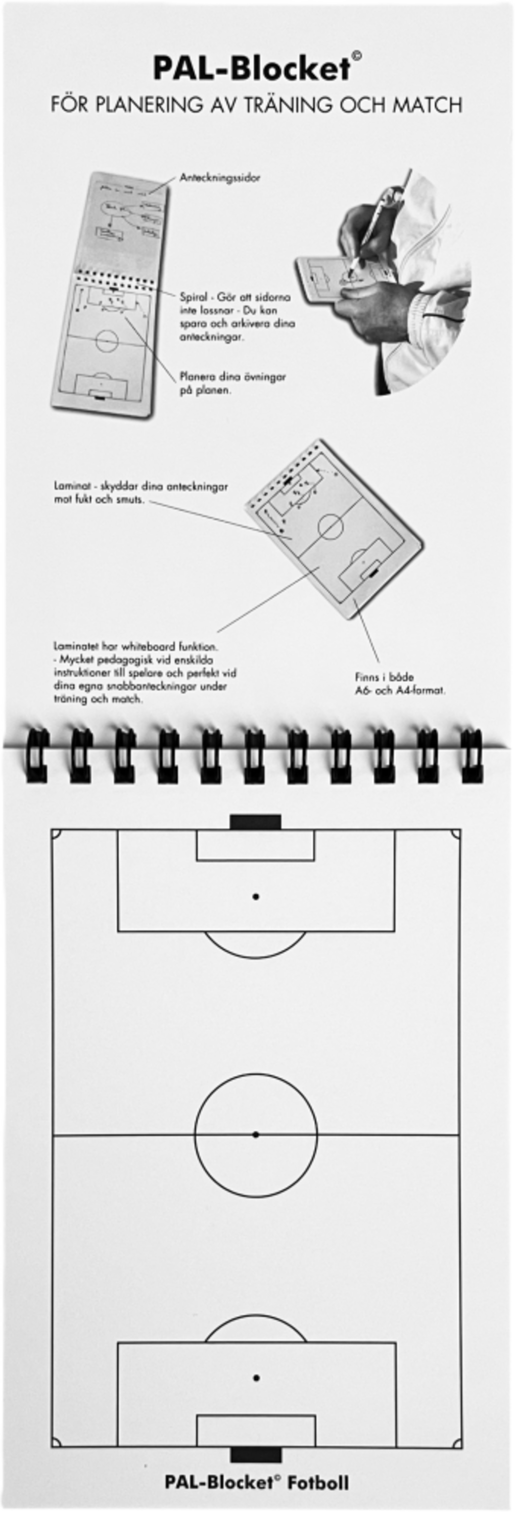 PROLINE, Coach Pal Block A6 5-p Fotboll