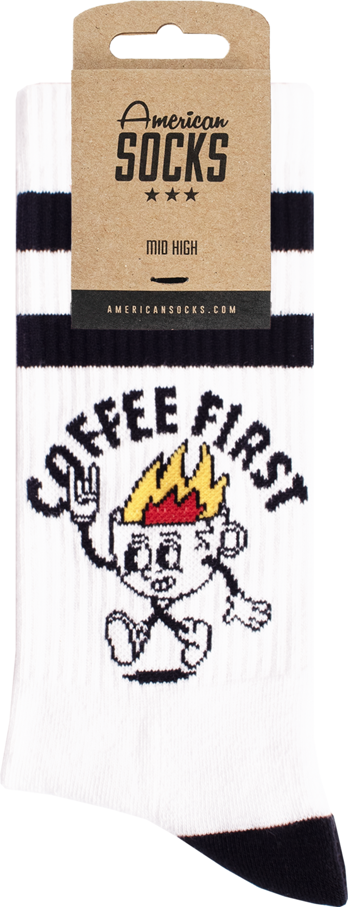 AMERICAN SOCKS, Coffee First - Mid High