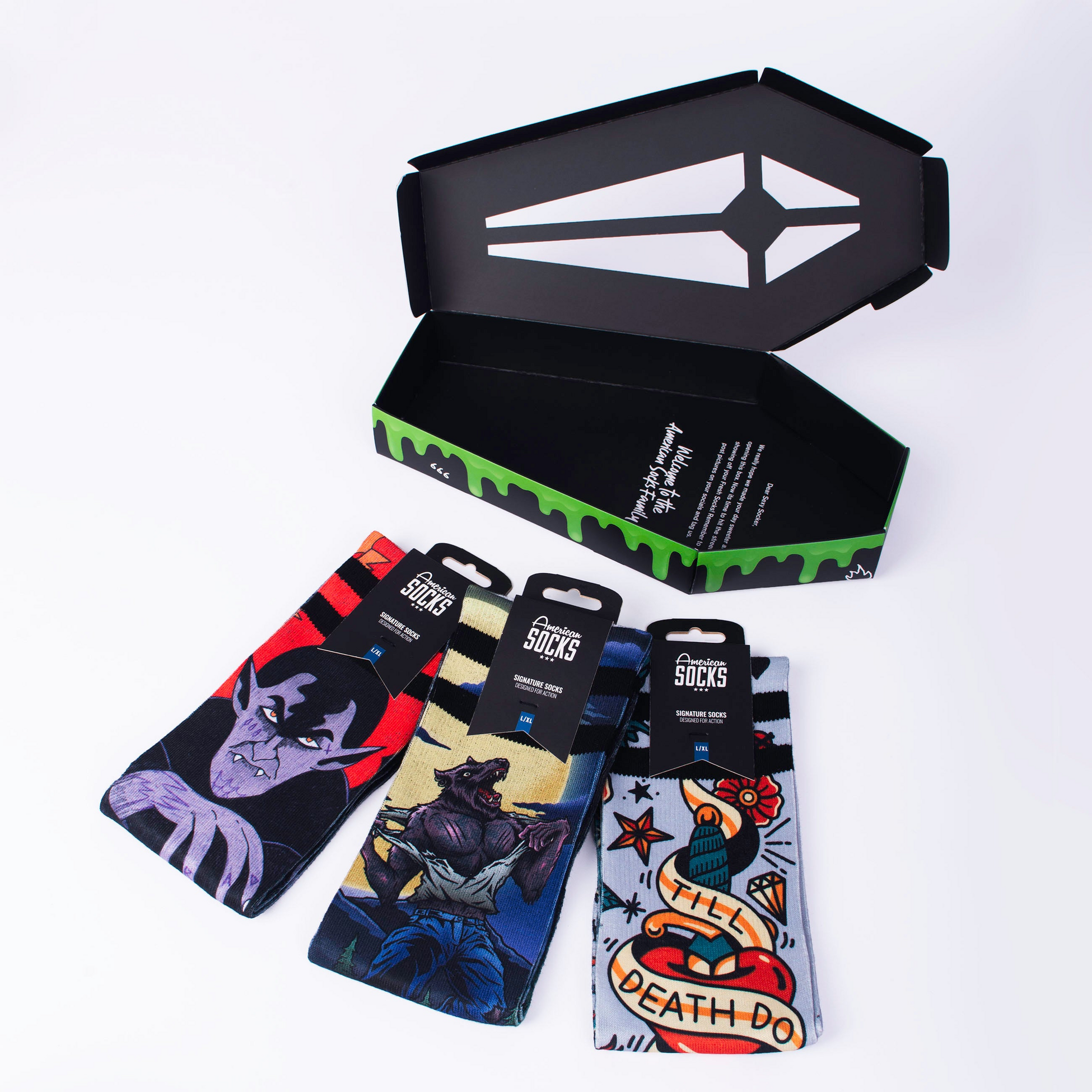 AMERICAN SOCKS, Coffin - Giftbox