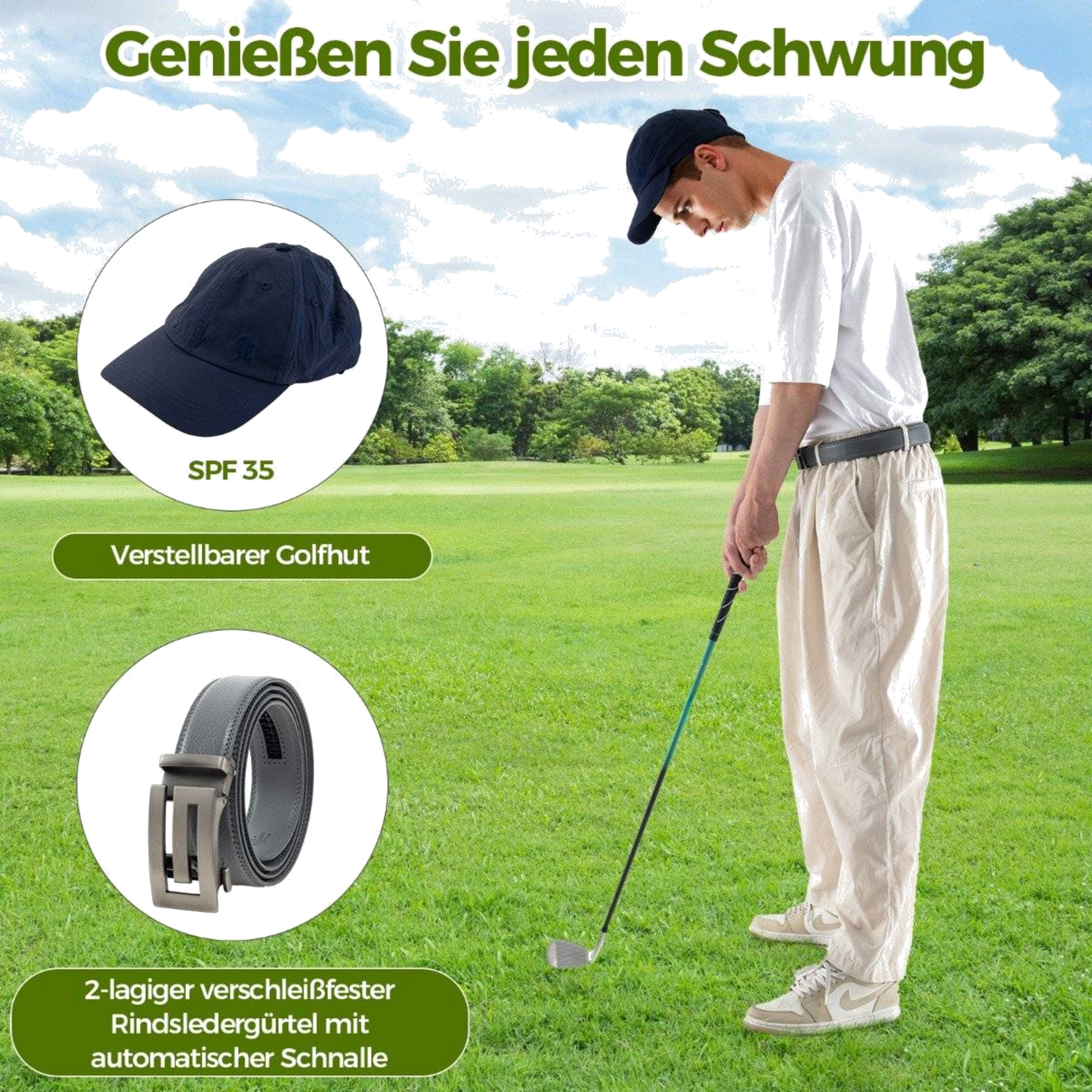 B2X, Complete Golf Gift Set For Men Golf Accessories Set Of 3 Golf Balls Golf Gift In Gift Box