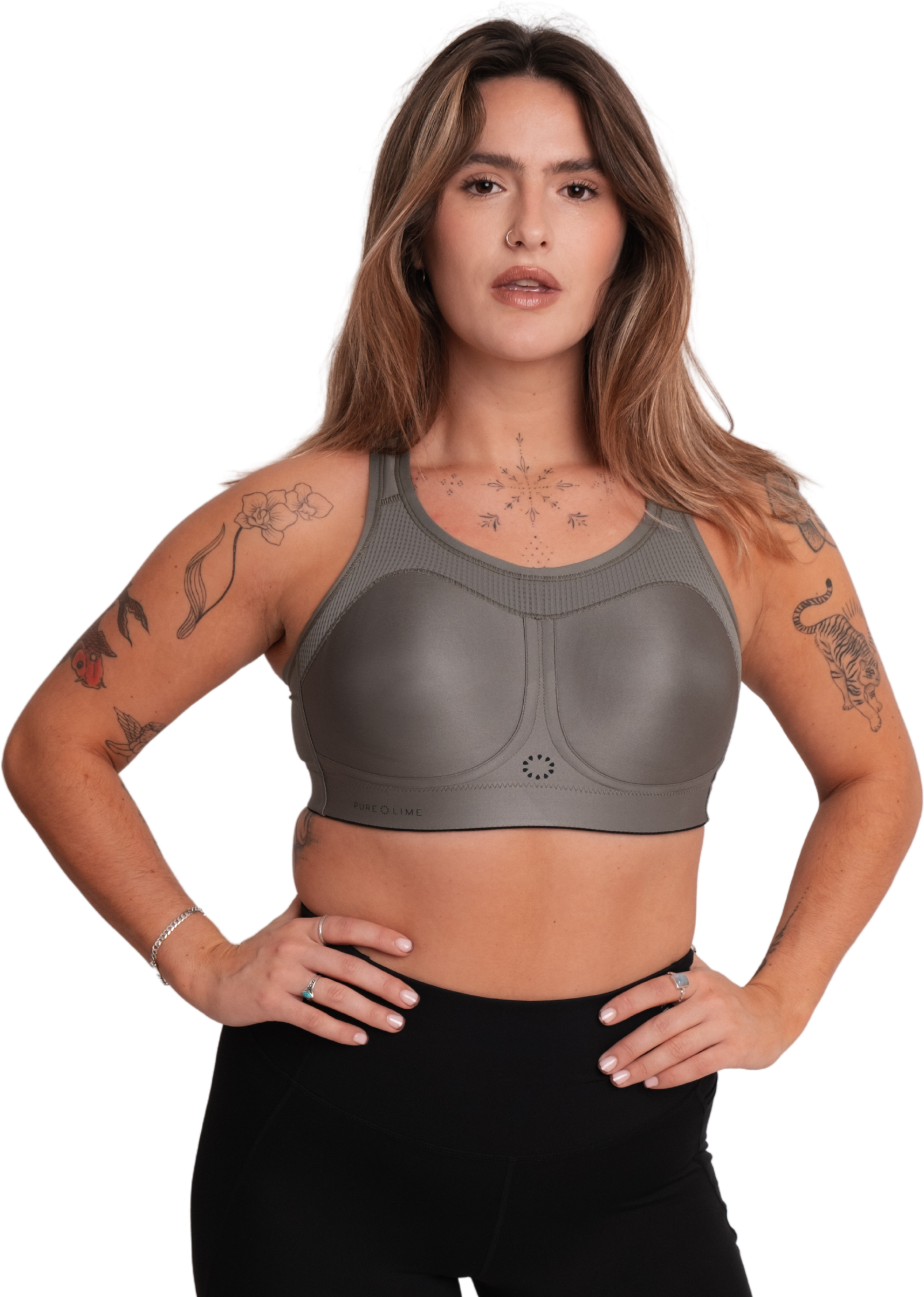 PURE LIME, Compression Bra High Impact