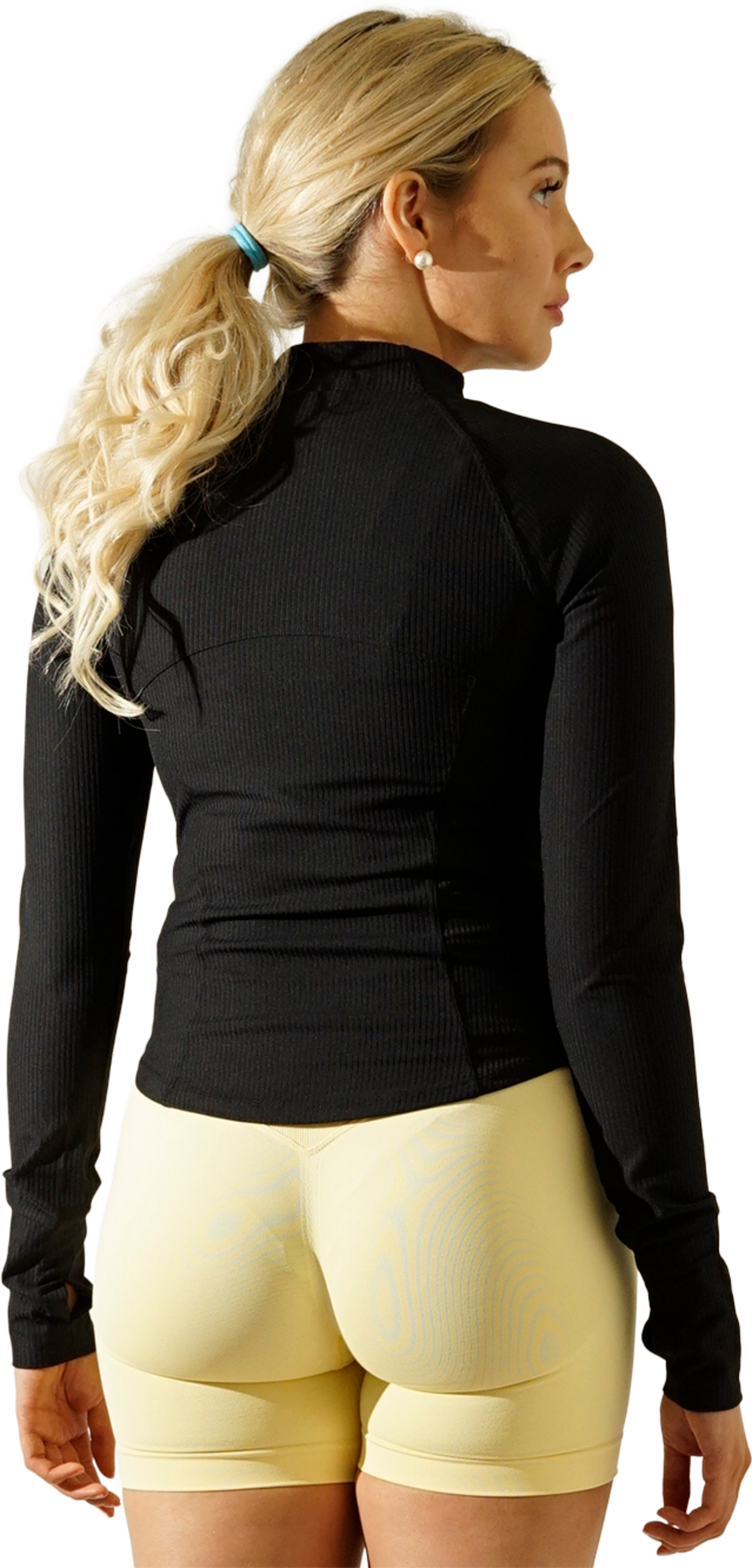OYOJ, Contour Zip Longsleeve - Black