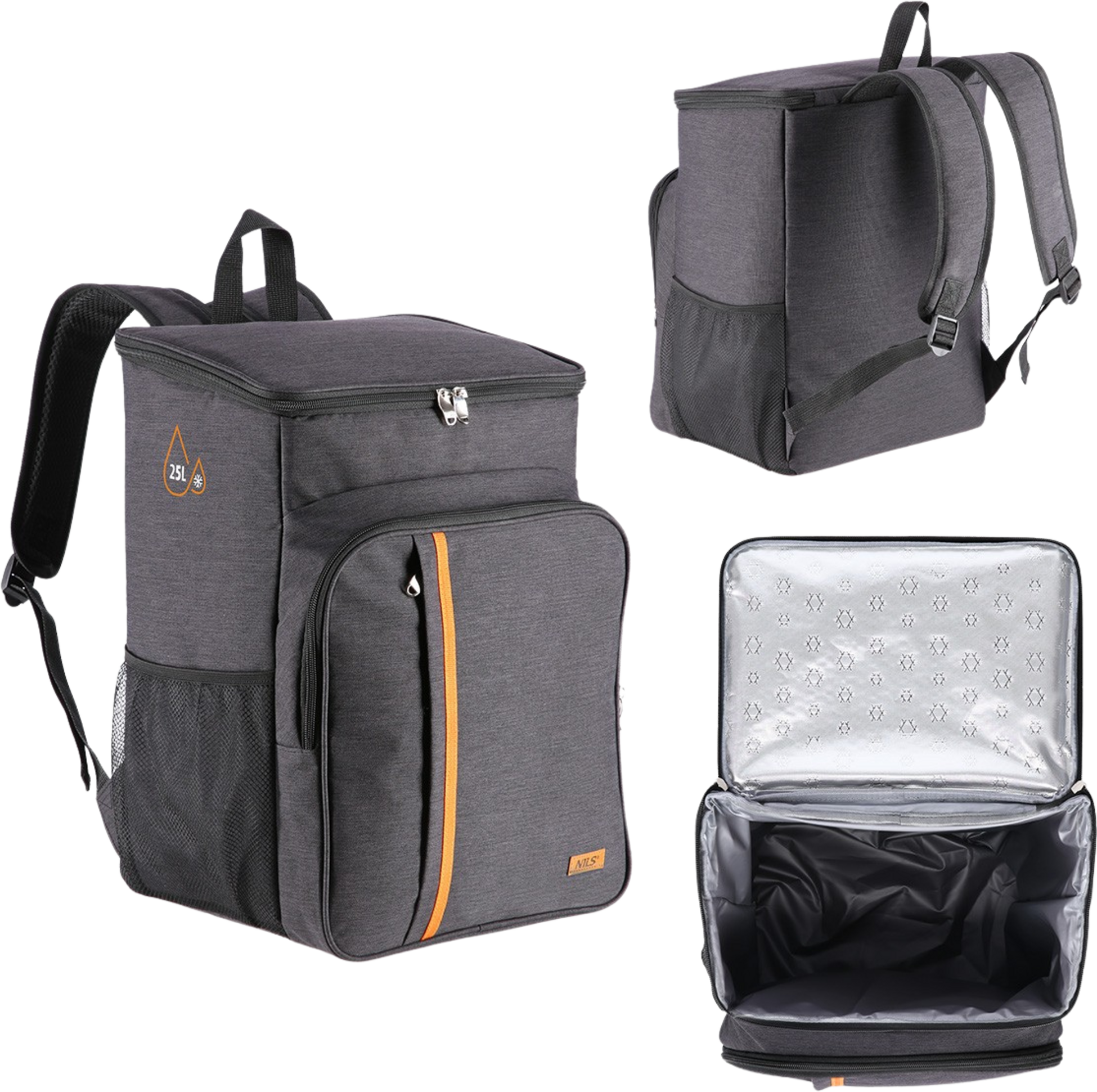 NORTHIX, Cooler Backpack, Black, 25l, Insulated
