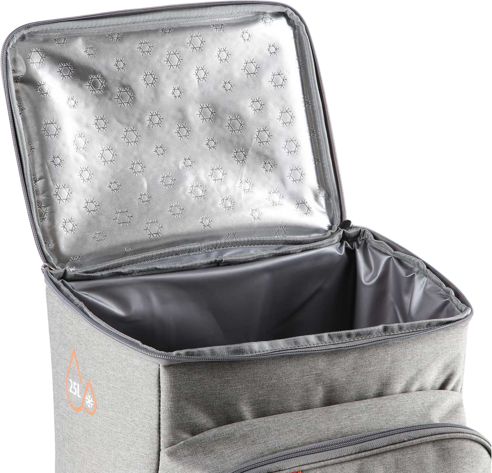 NORTHIX, Cooler Backpack, Gray, 25l Capacity