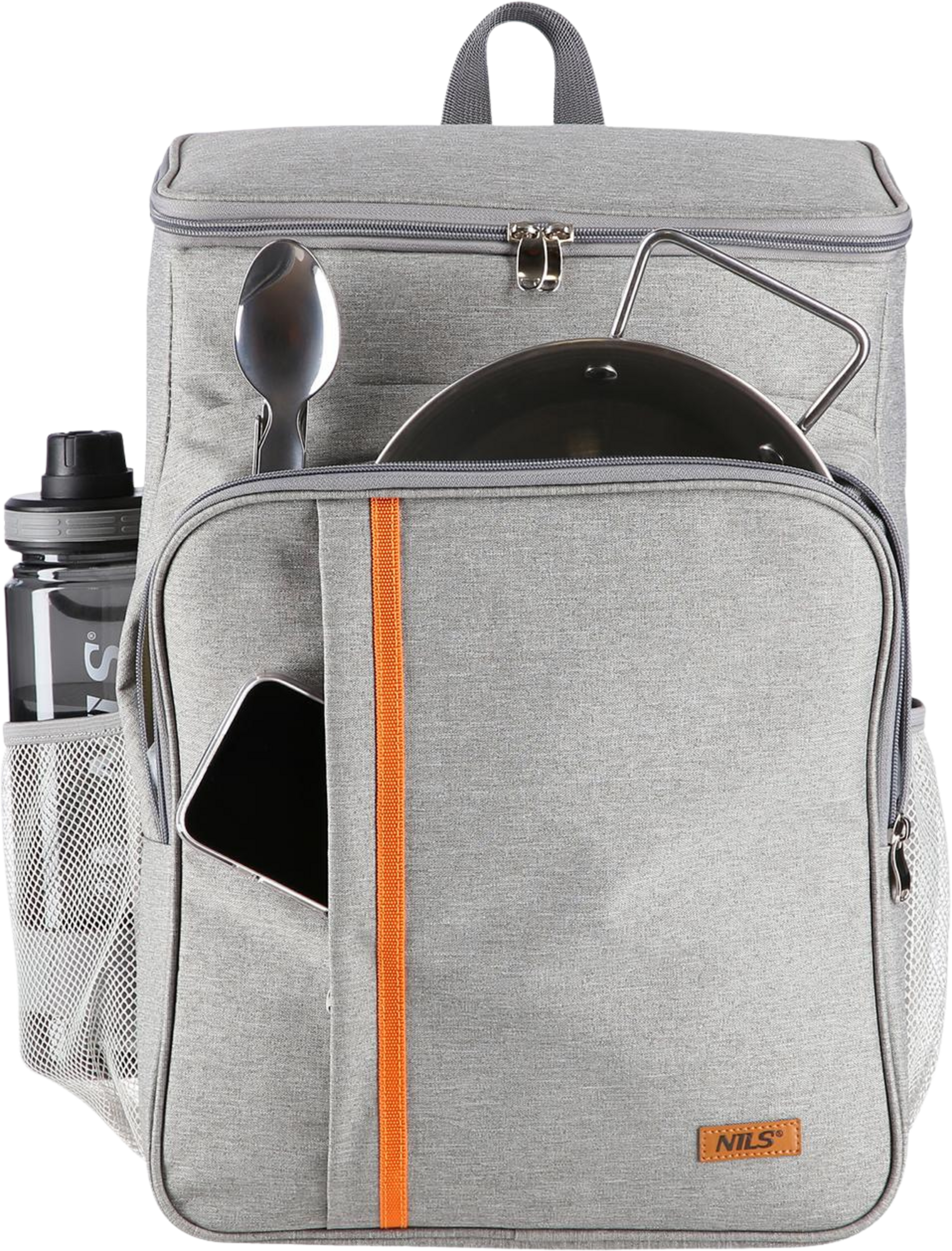 NORTHIX, Cooler Backpack, Gray, 25l Capacity