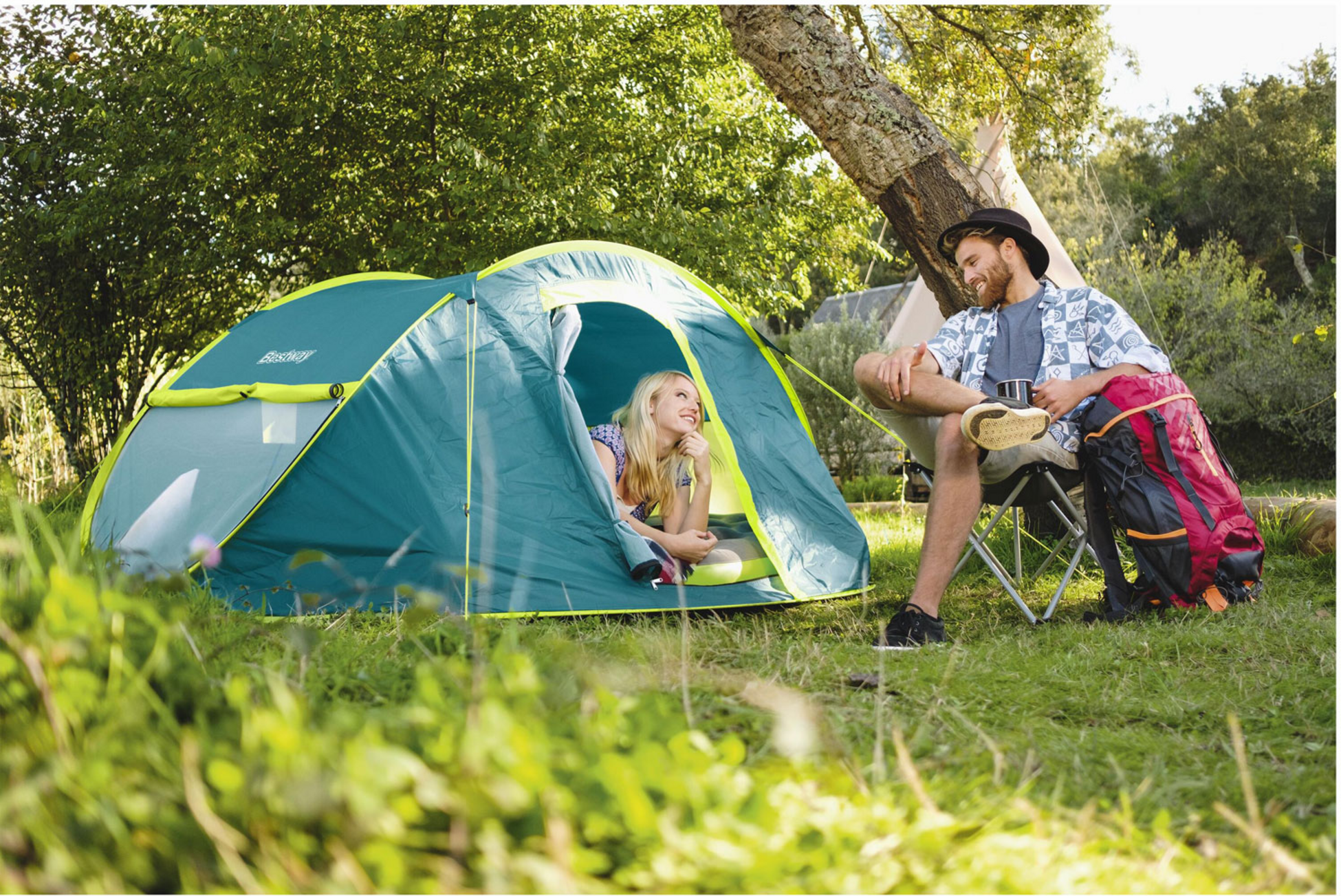 BESTWAY, Coolmount Familjet&auml;lt 4man 2.10m X 2.40m X 1.00m