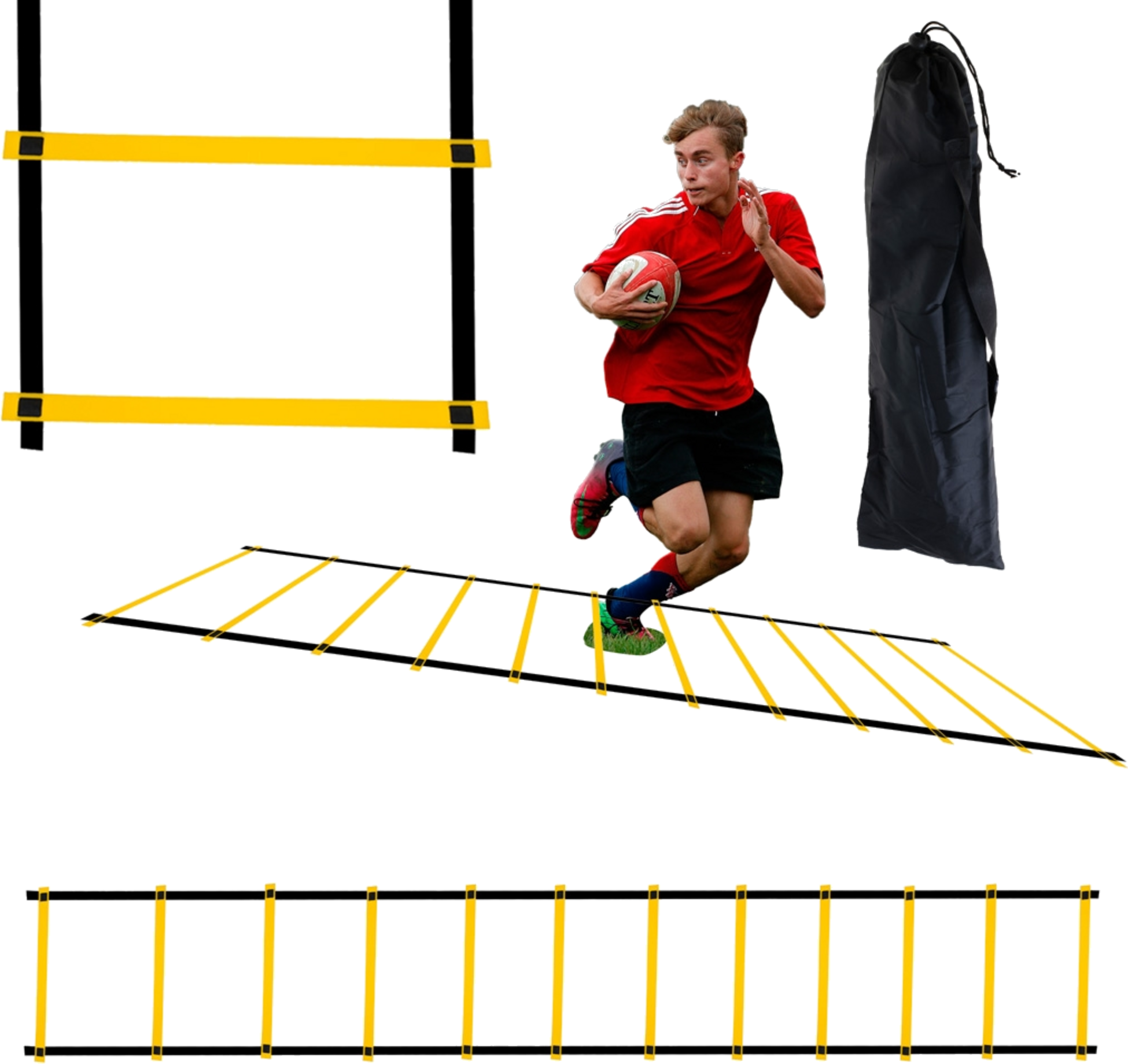 B2X, Coordination Gymnastics Training Ladder Yellow