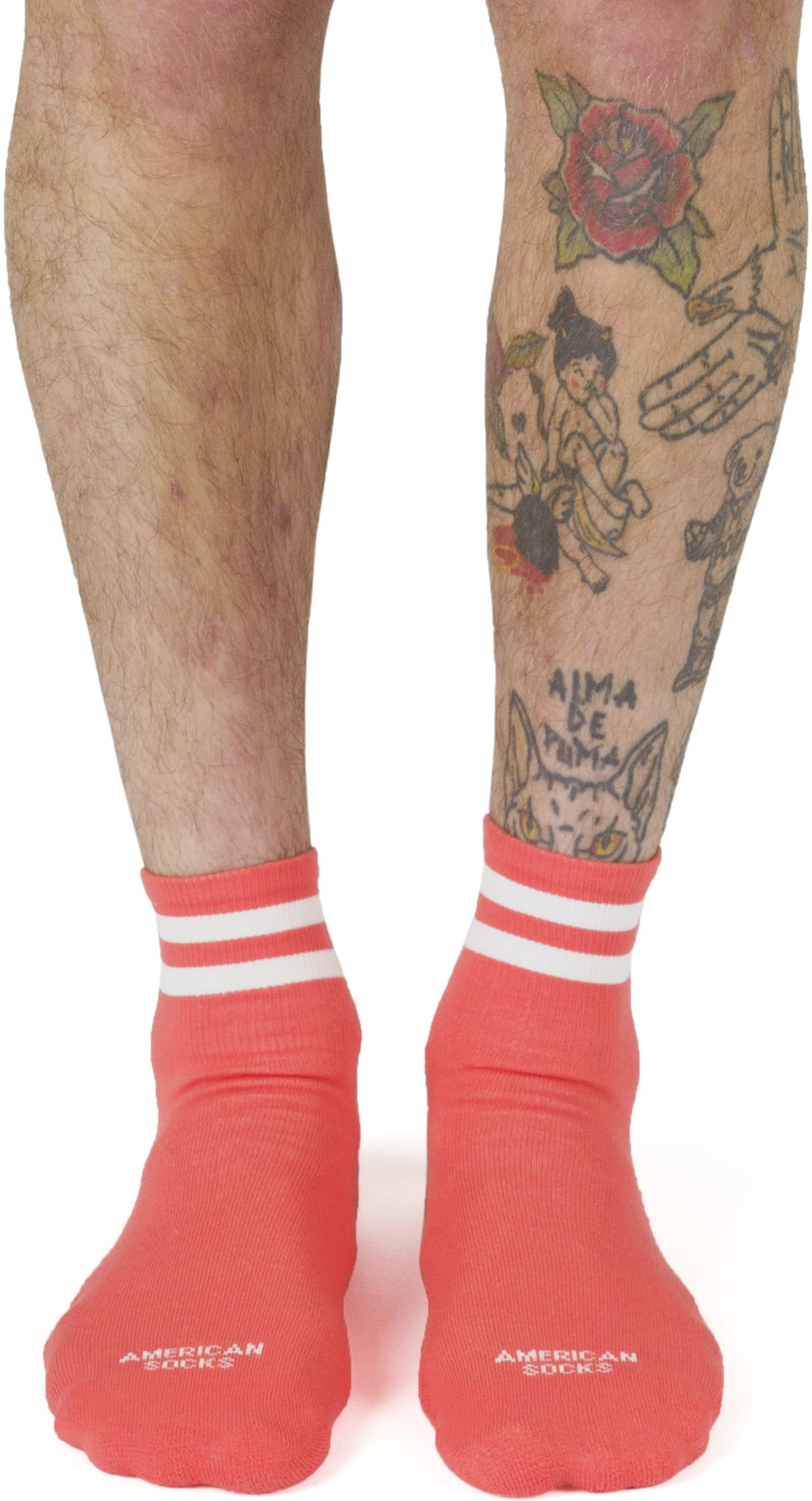 AMERICAN SOCKS, Coral - Ankle High