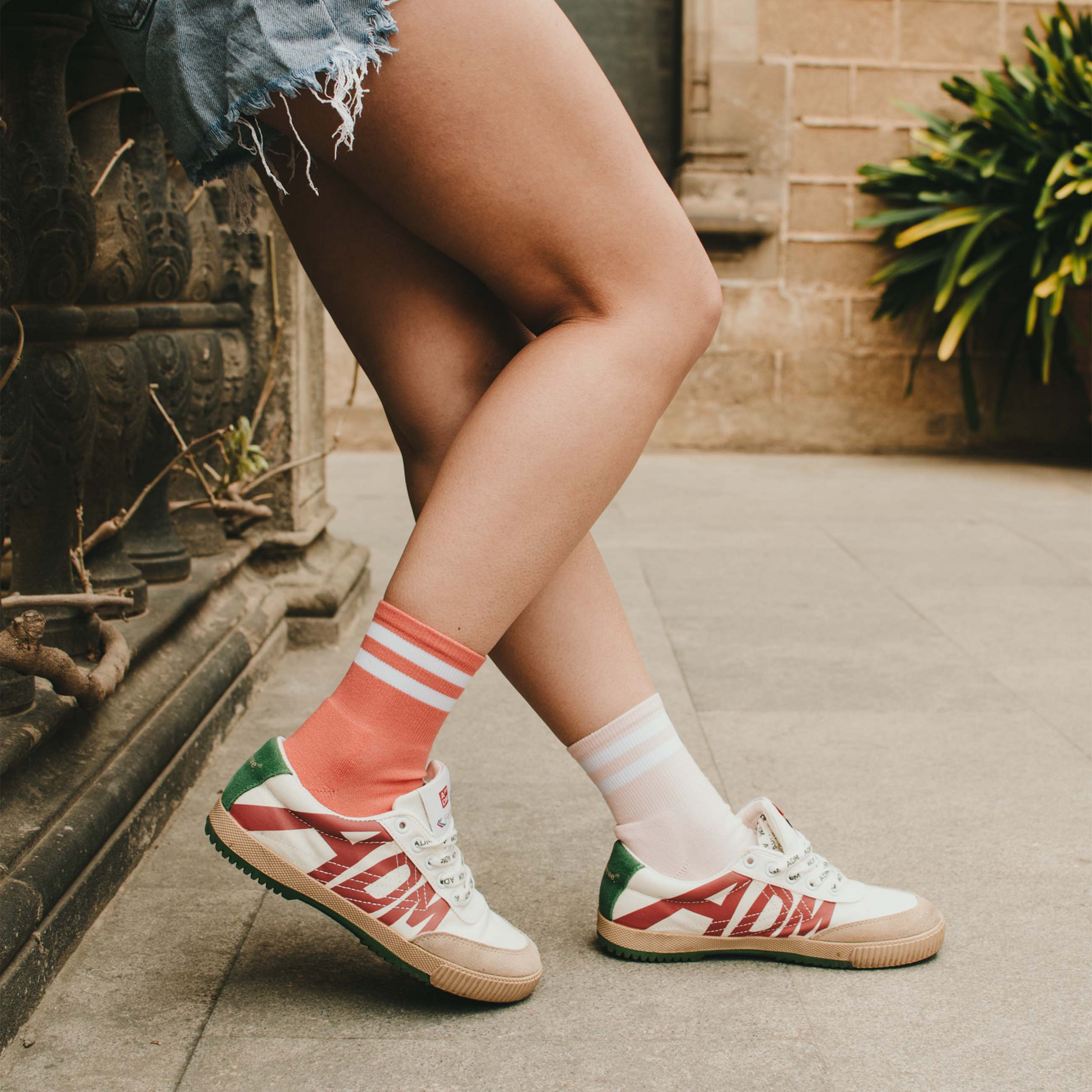 AMERICAN SOCKS, Coral - Ankle High