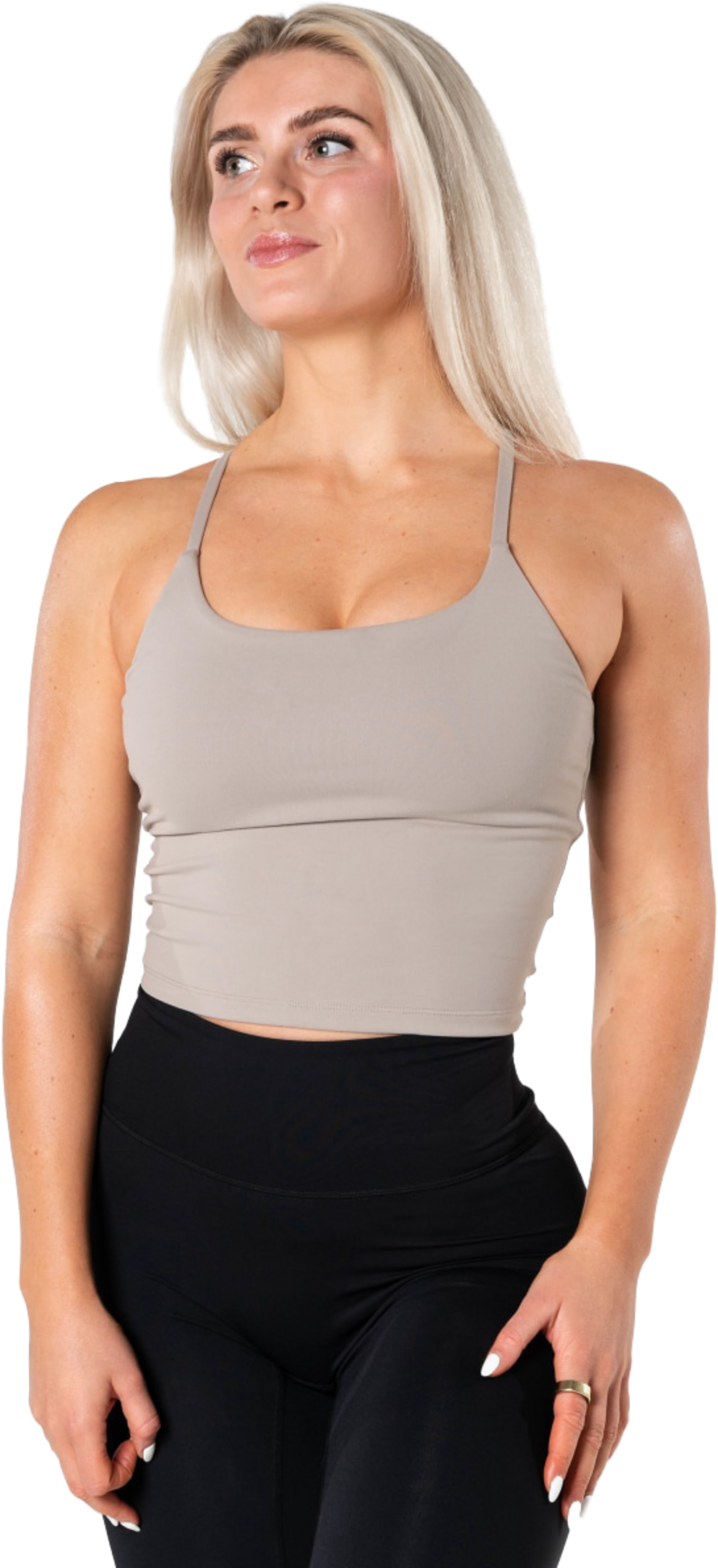 RELODE, Core Singlet Top - Beige
