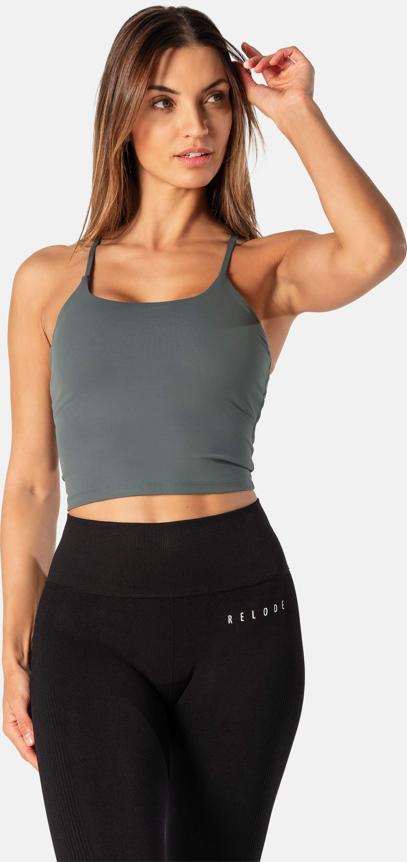 RELODE, Core Singlet Top - Teal Grön