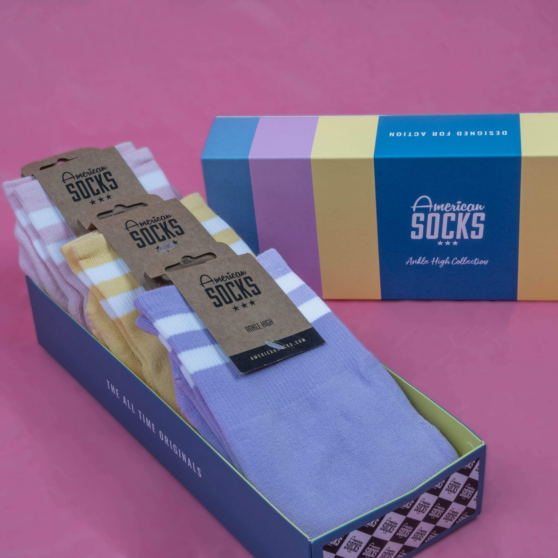 AMERICAN SOCKS, Cotton Candy - Gift Box