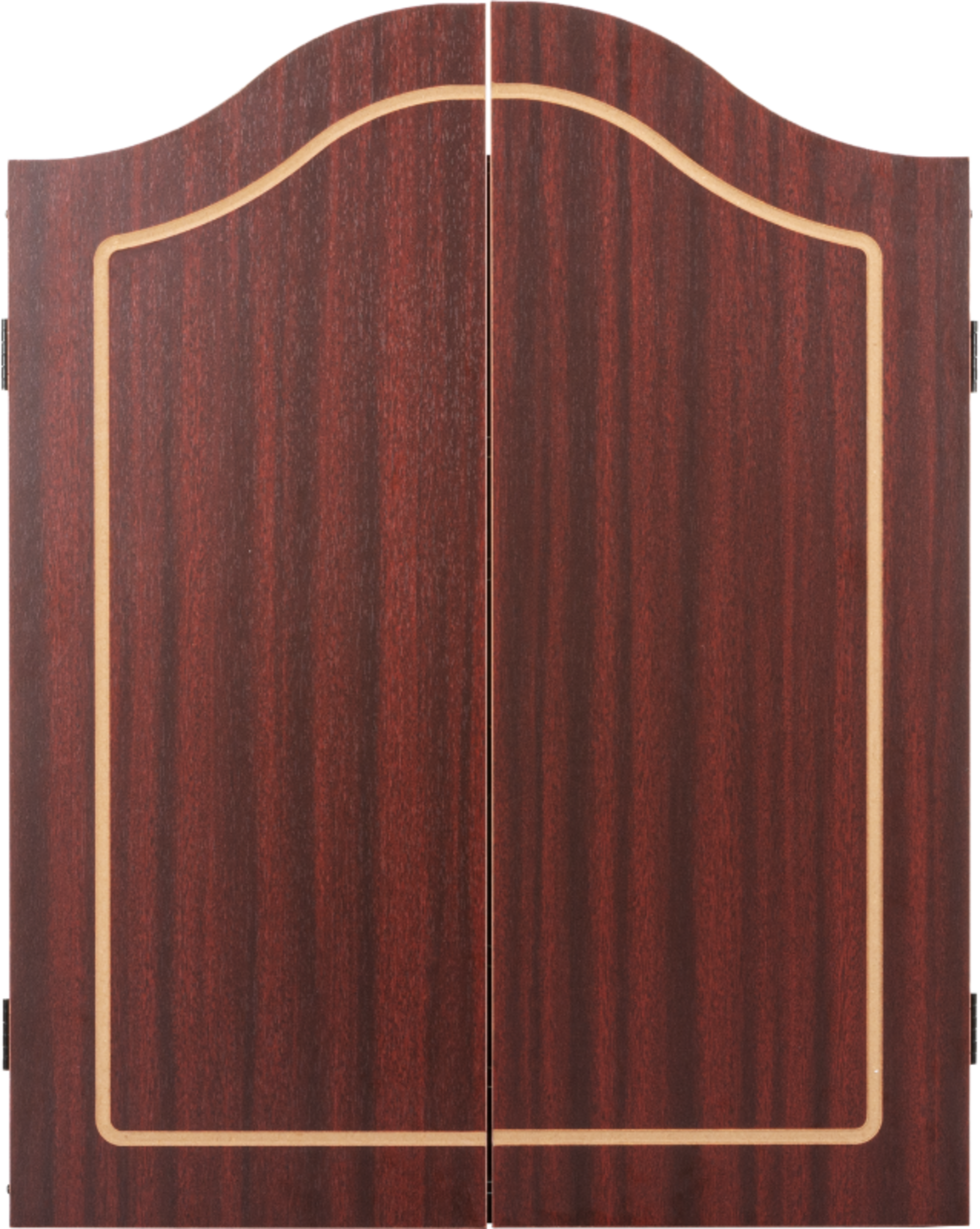 GYMSTICK, Court Classic Dartboard Cabinet Set Brown