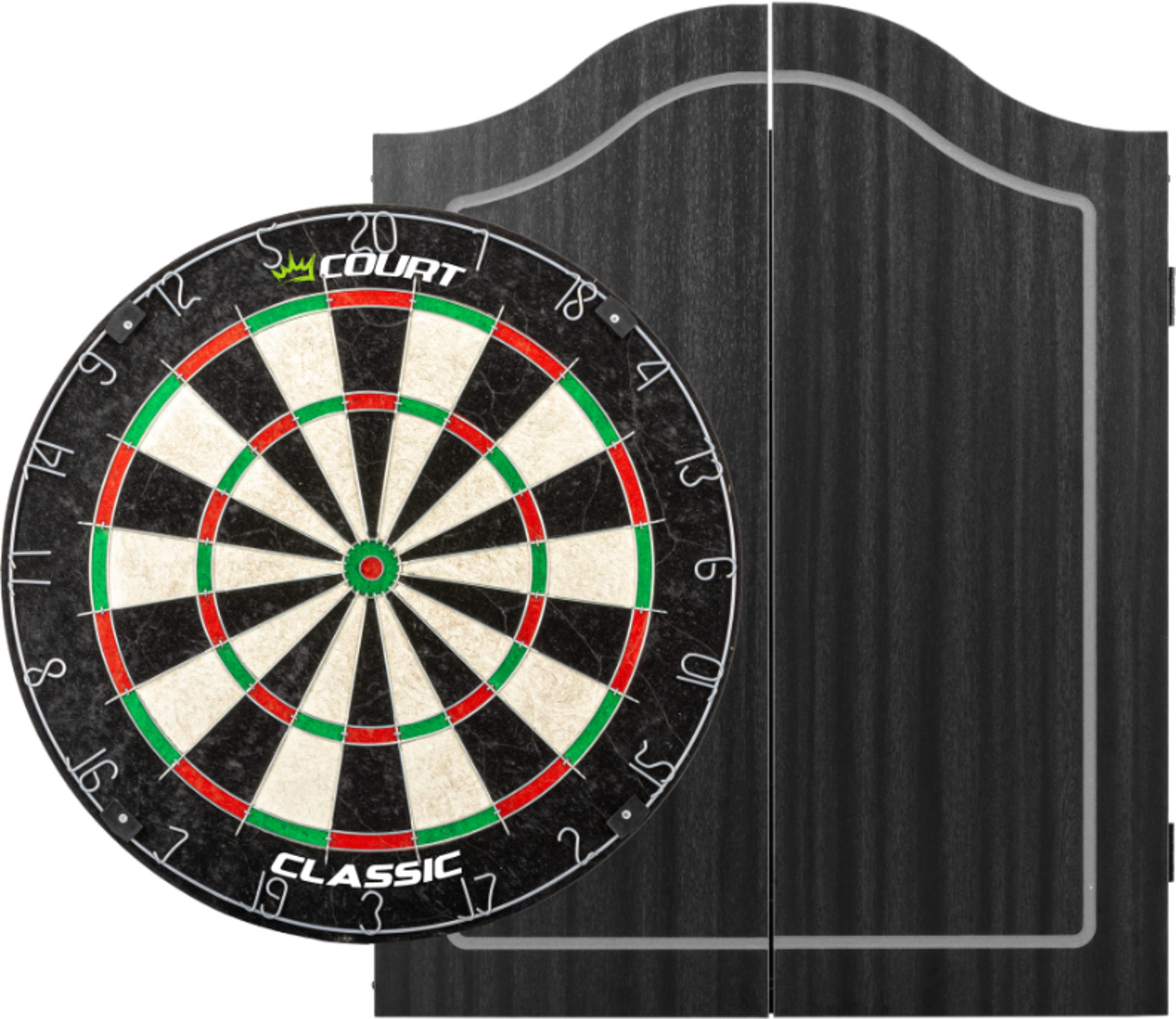 GYMSTICK, Court Classic Dartboard Cabinet Set