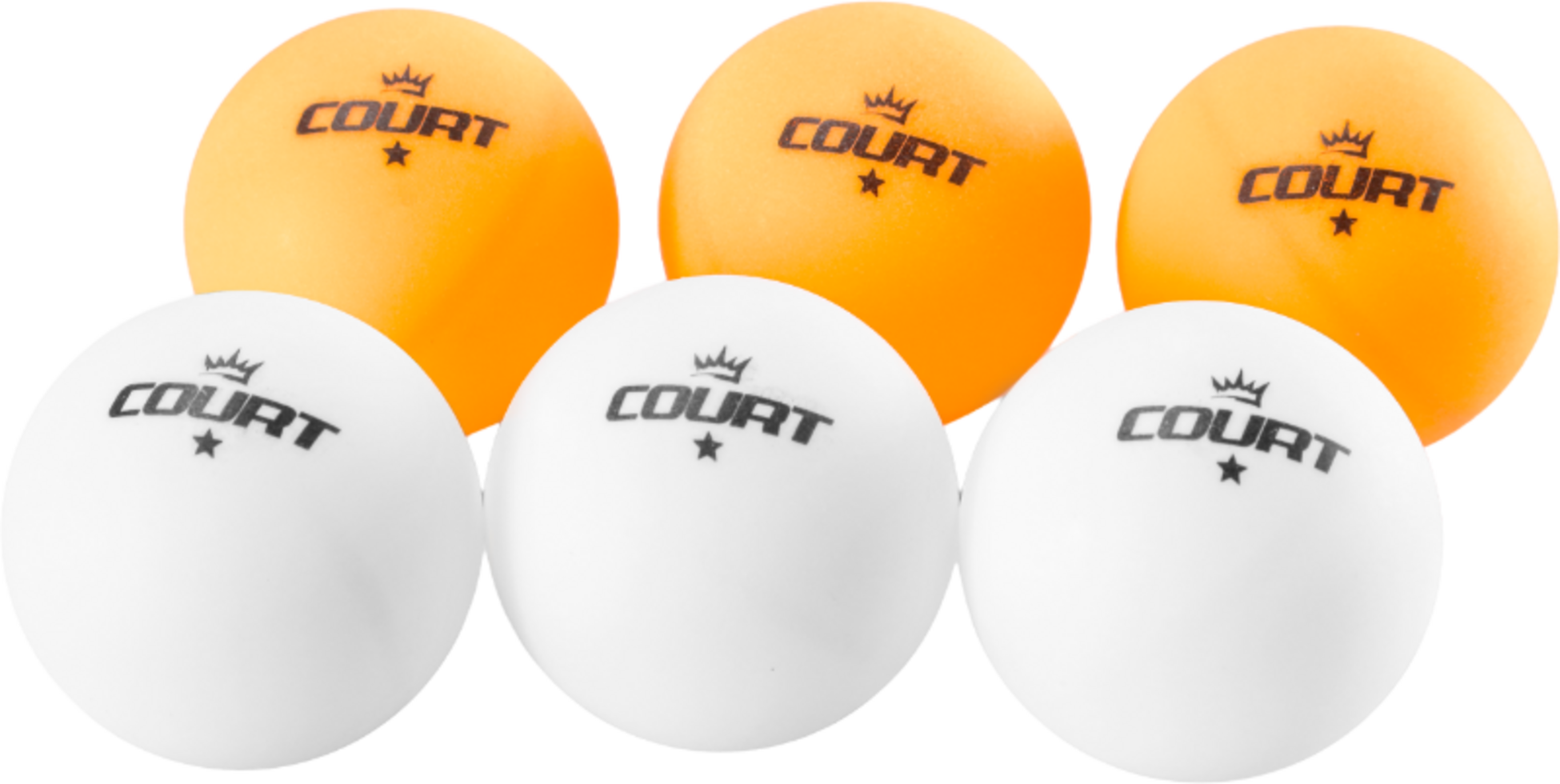 GYMSTICK, Court Pingisbollset 1-star 6st
