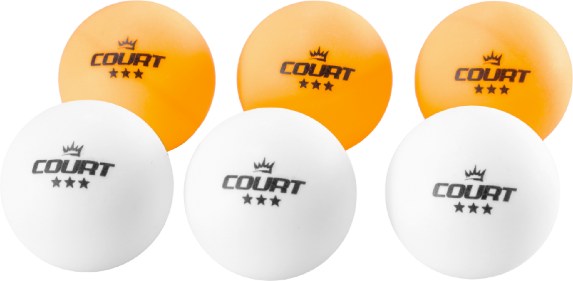 GYMSTICK, Court Pingisbollset 3-star 6st