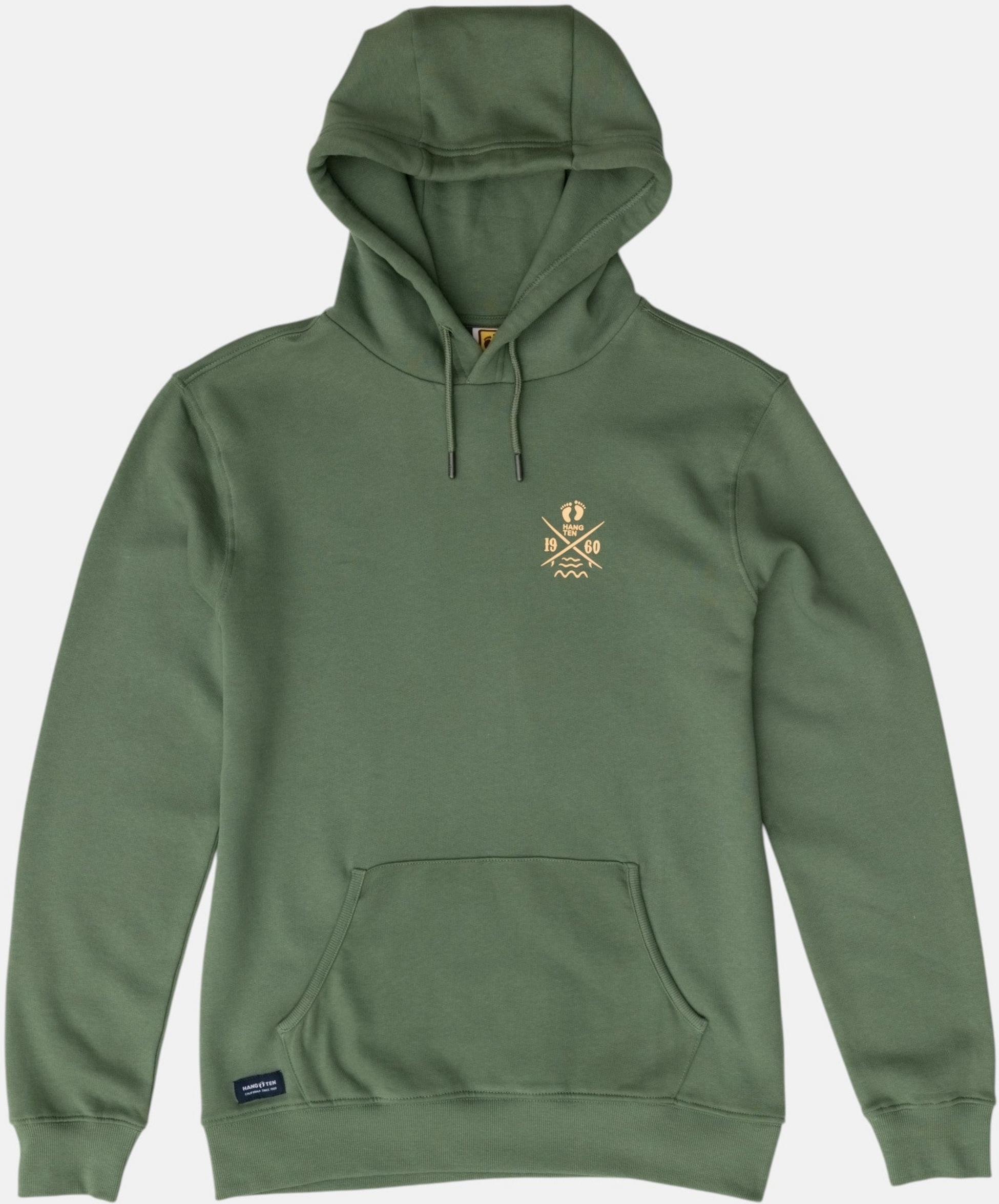 HANG TEN, Cross Board Retro Organic Cotton Hoodie