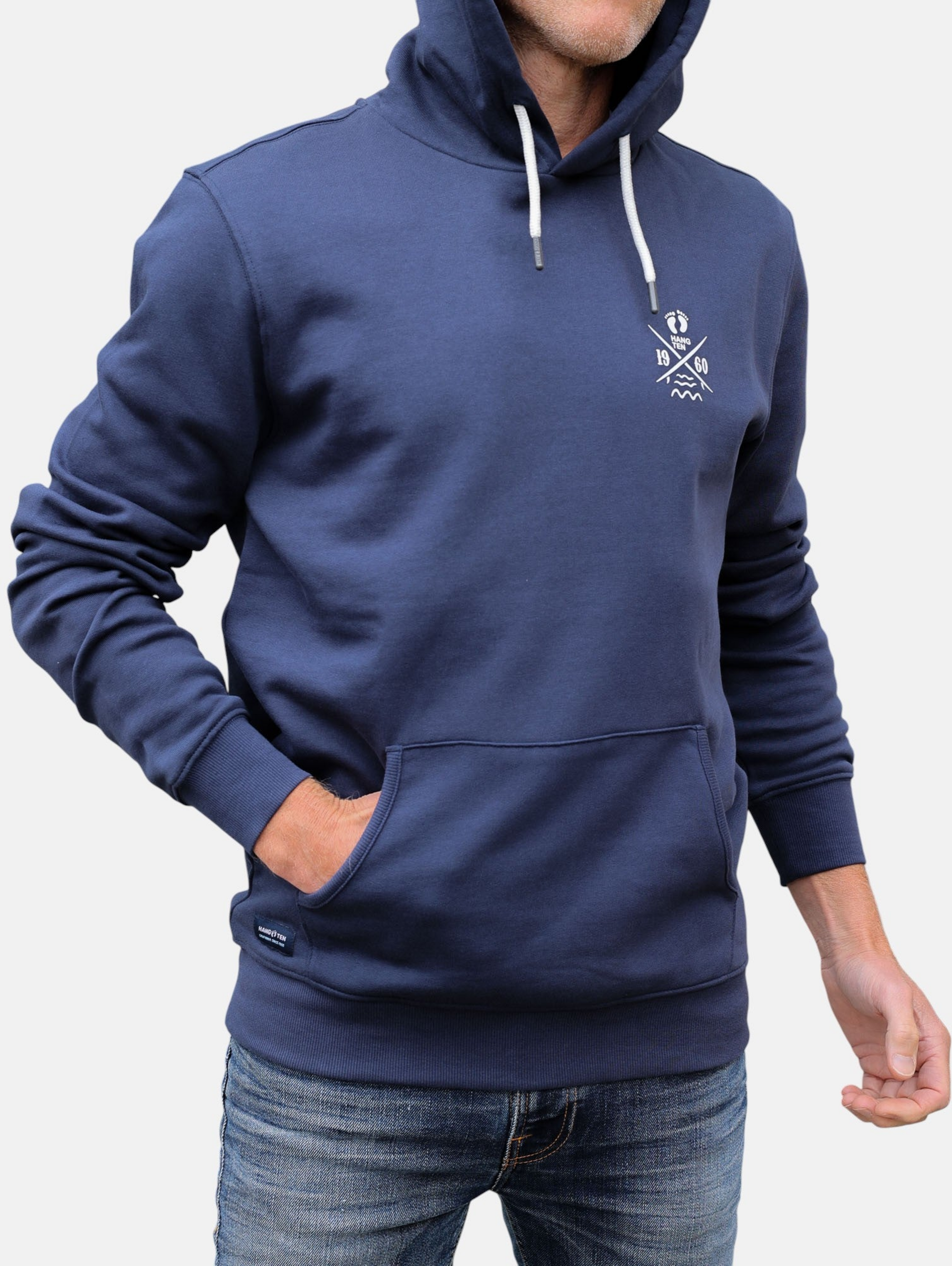 HANG TEN, Cross Board Retro Organic Cotton Hoodie
