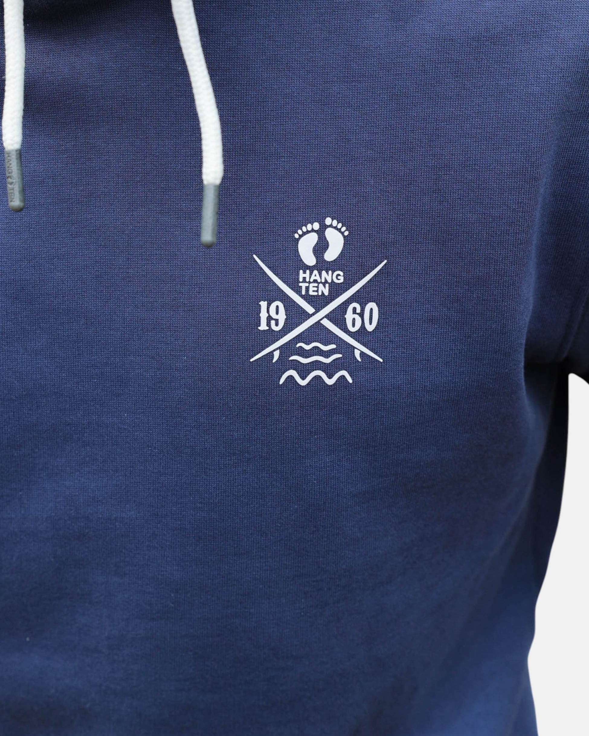 HANG TEN, Cross Board Retro Organic Cotton Hoodie