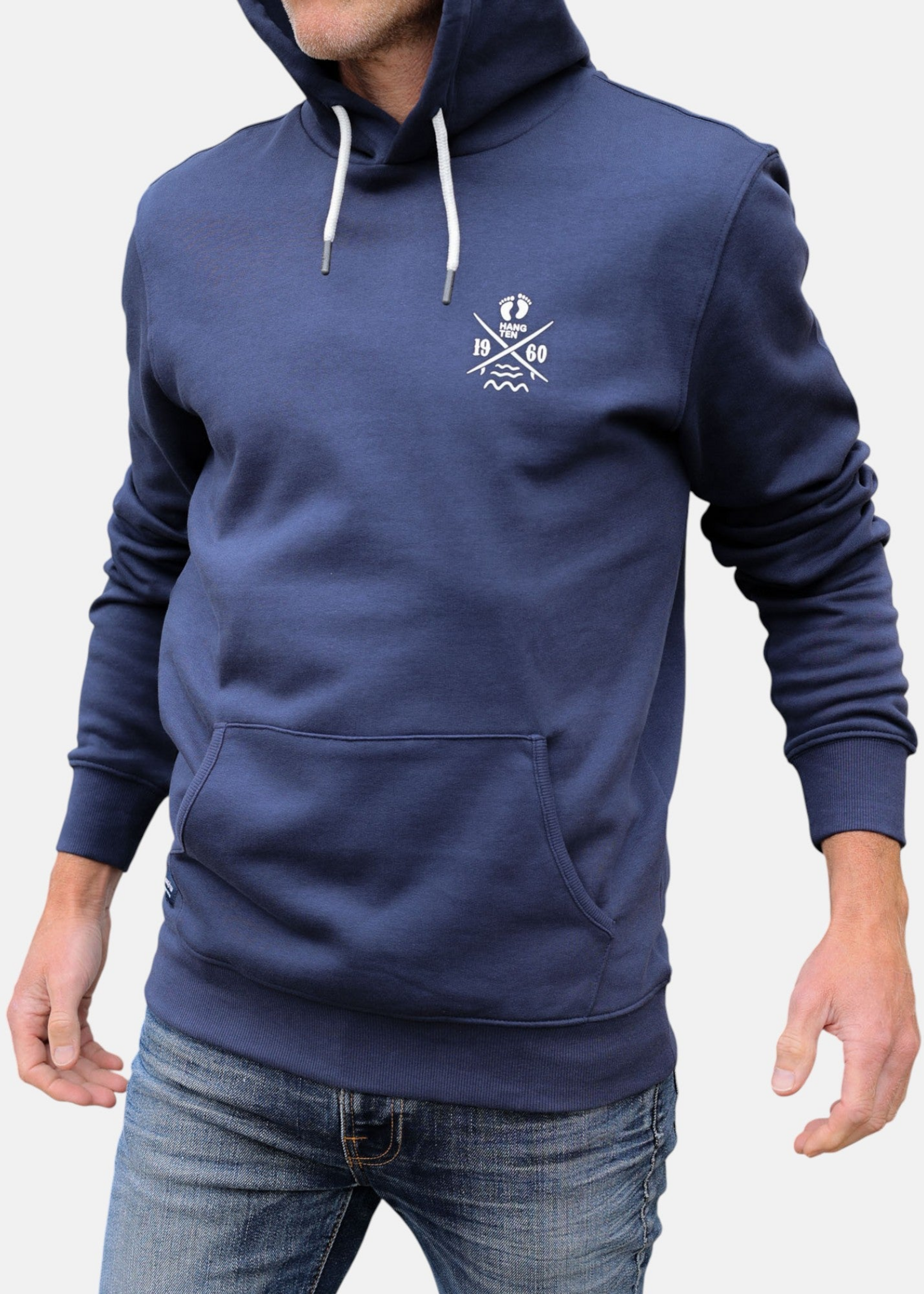 HANG TEN, Cross Board Retro Organic Cotton Hoodie