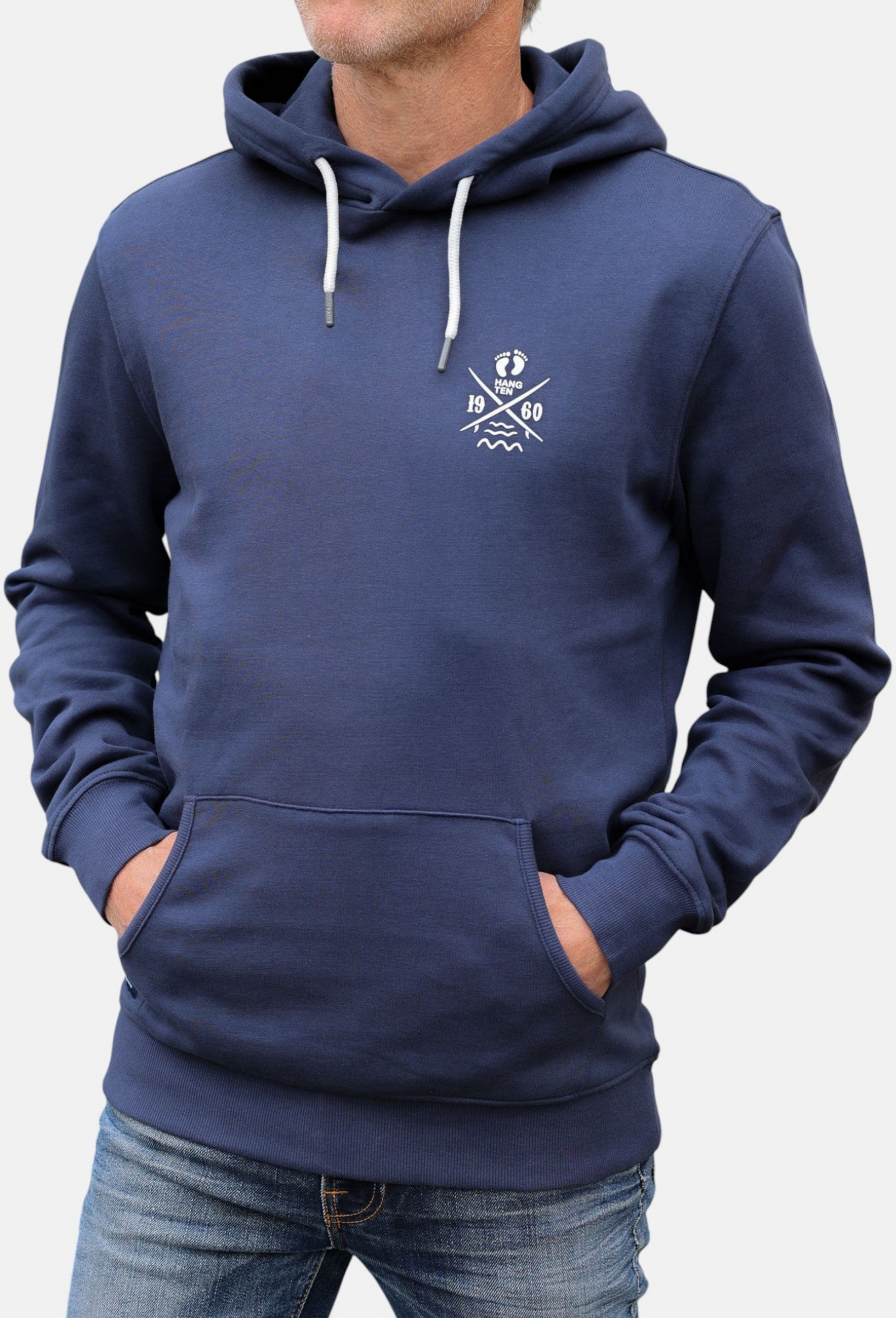 HANG TEN, Cross Board Retro Organic Cotton Hoodie