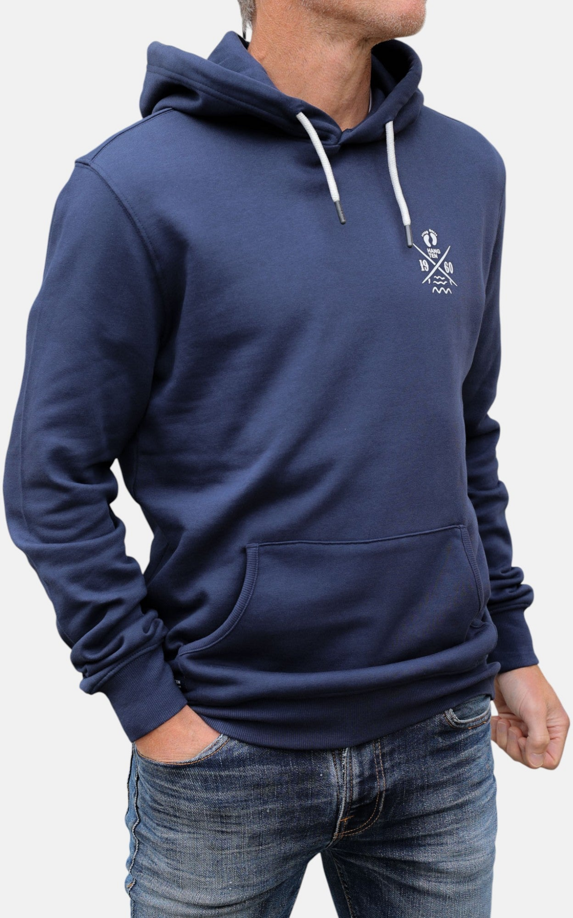 HANG TEN, Cross Board Retro Organic Cotton Hoodie