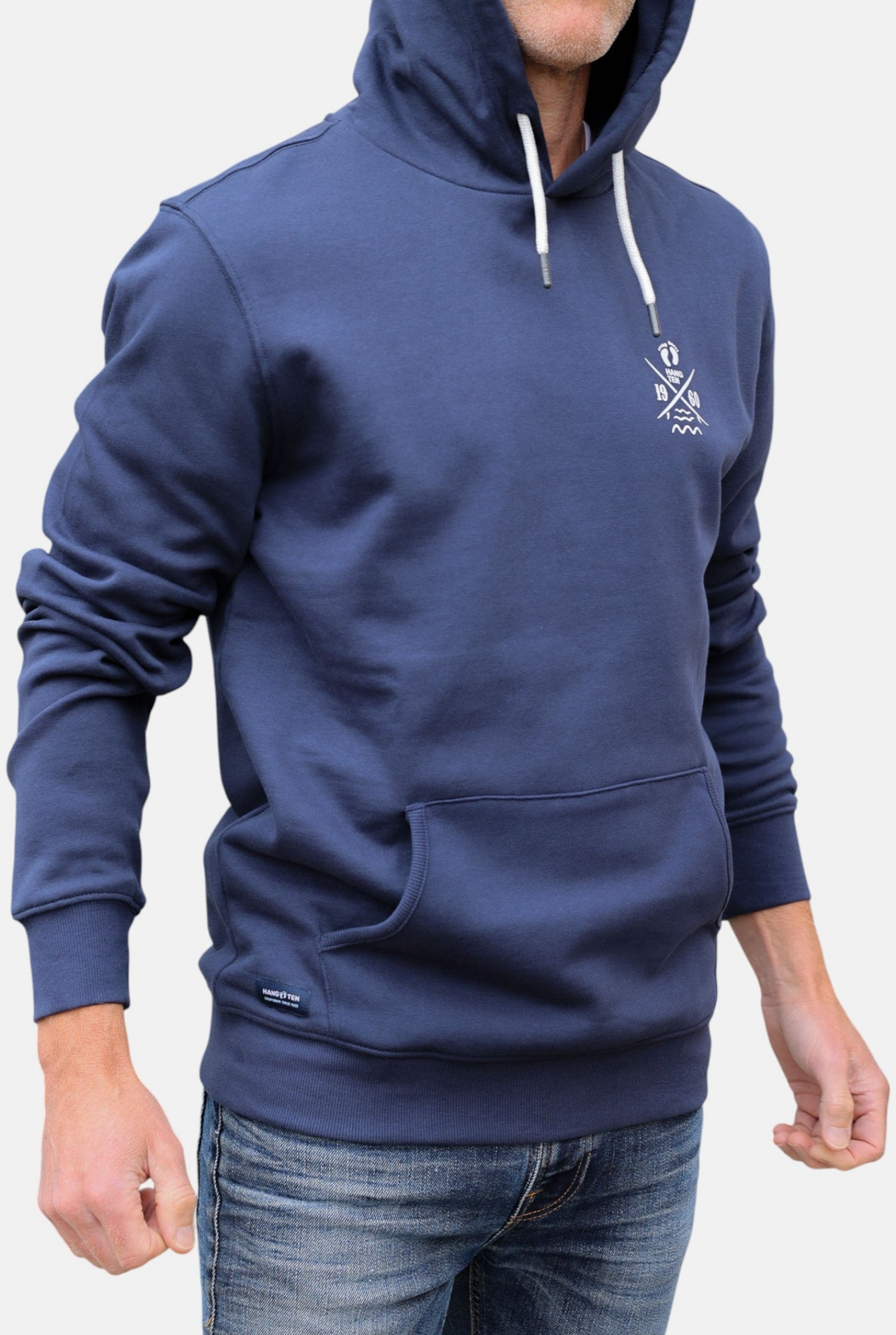 HANG TEN, Cross Board Retro Organic Cotton Hoodie