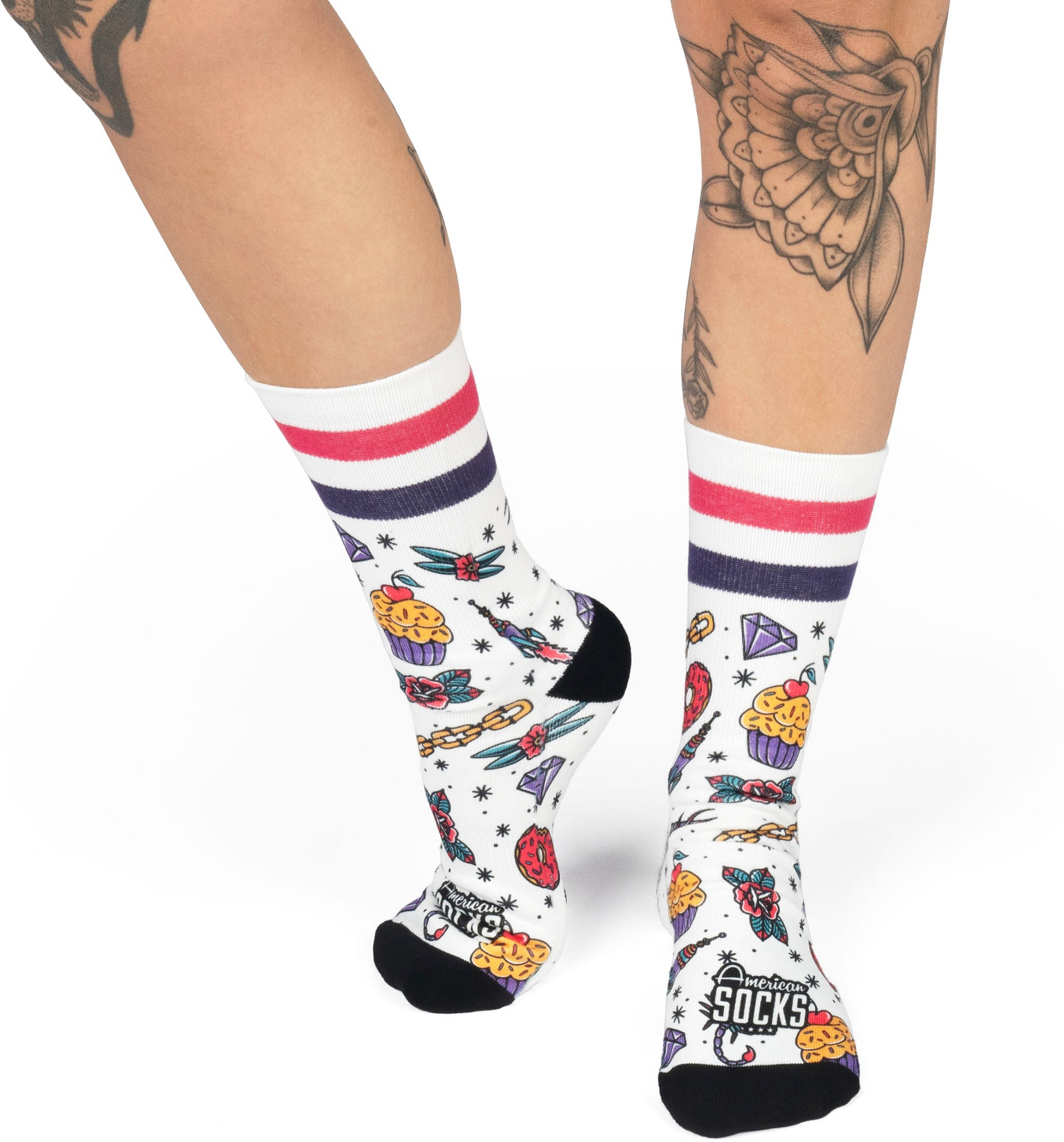 AMERICAN SOCKS, Cupcake - Mid High