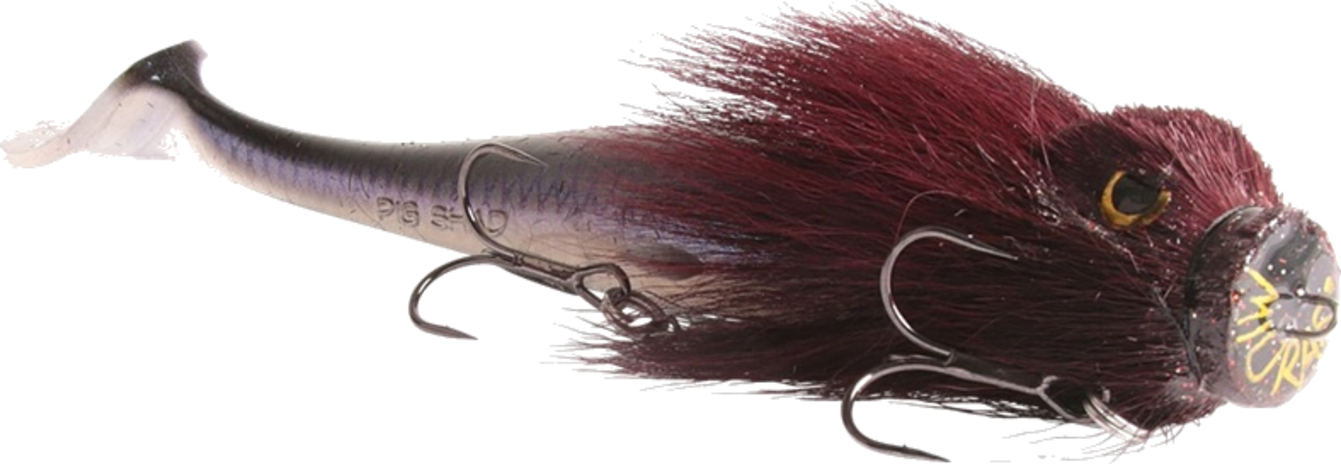CWC, Cwc Miuras Mouse Pig Shad, 26cm, 115g - Spotted Bullhead