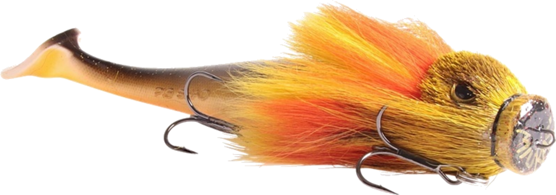 CWC, Cwc Miuras Mouse Pig Shad, 26cm, 115g - Sunset