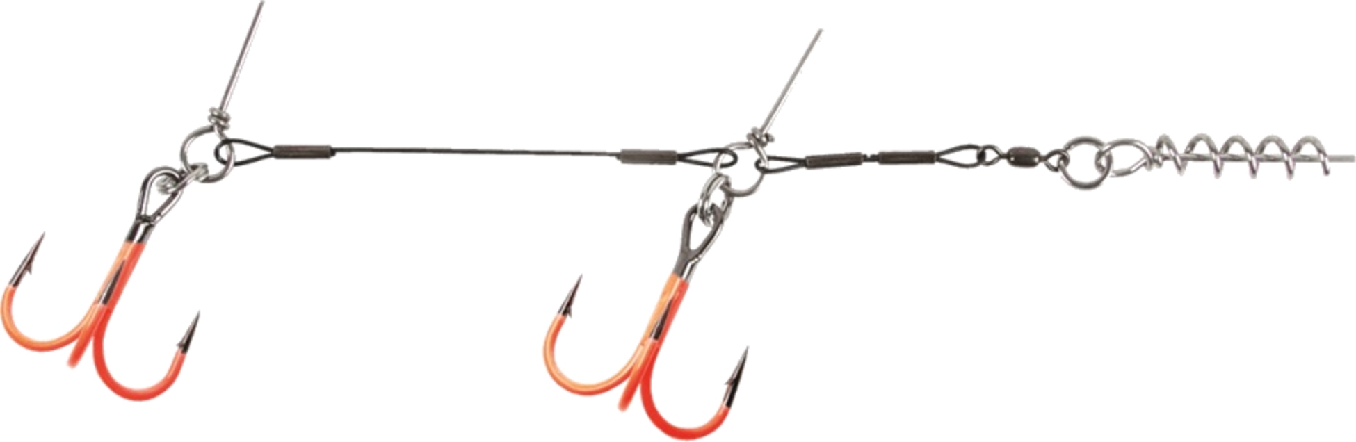 CWC, Cwc Pro Uv Orange Stinger, Ss 60lb Junior Tandem