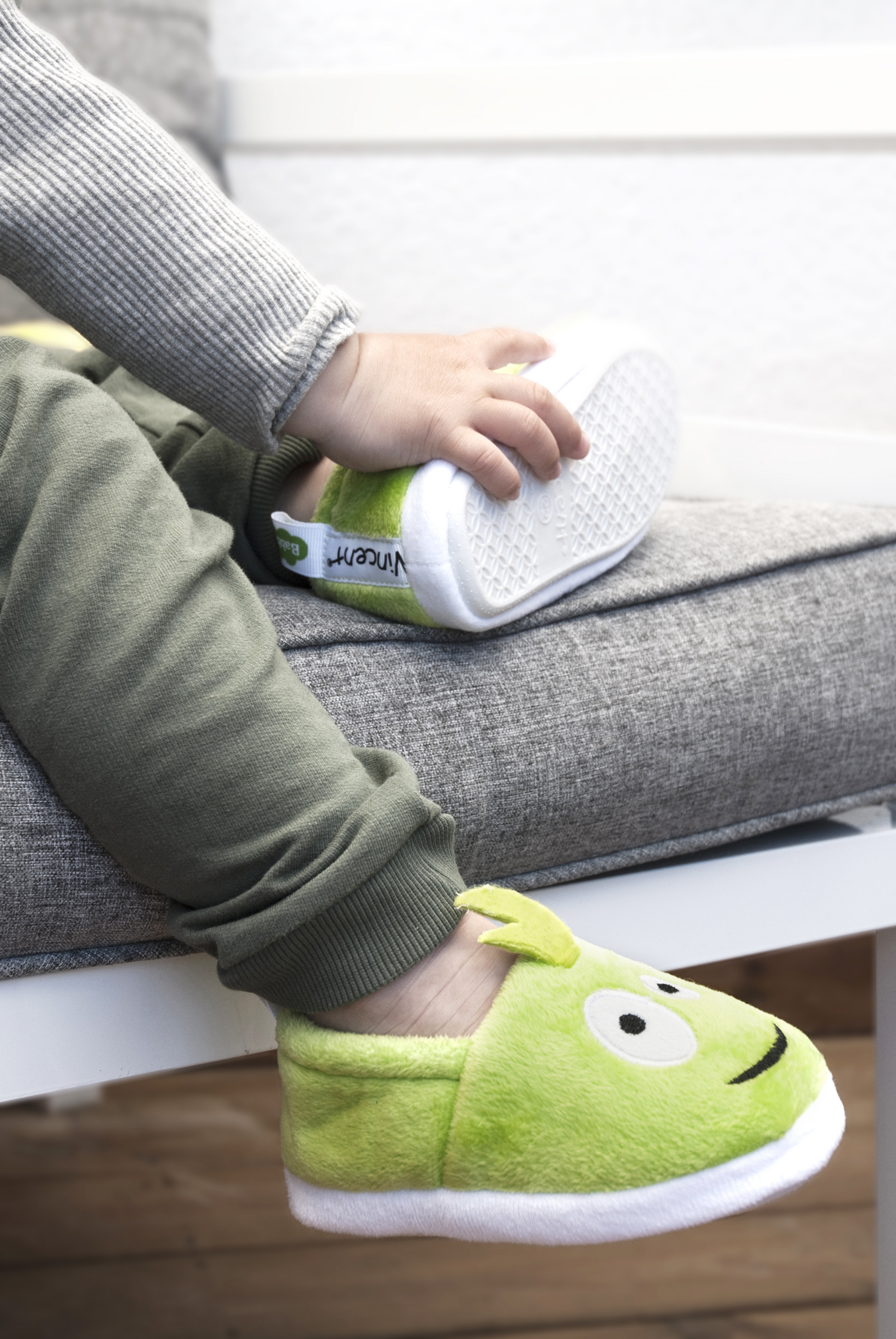 VINCENT SHOES, Dadda Green Slipper