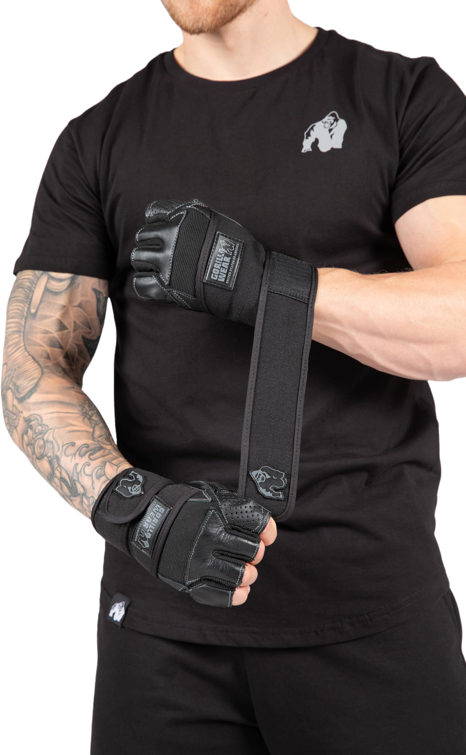 GORILLA WEAR, Dallas Wrist Wrap Gloves