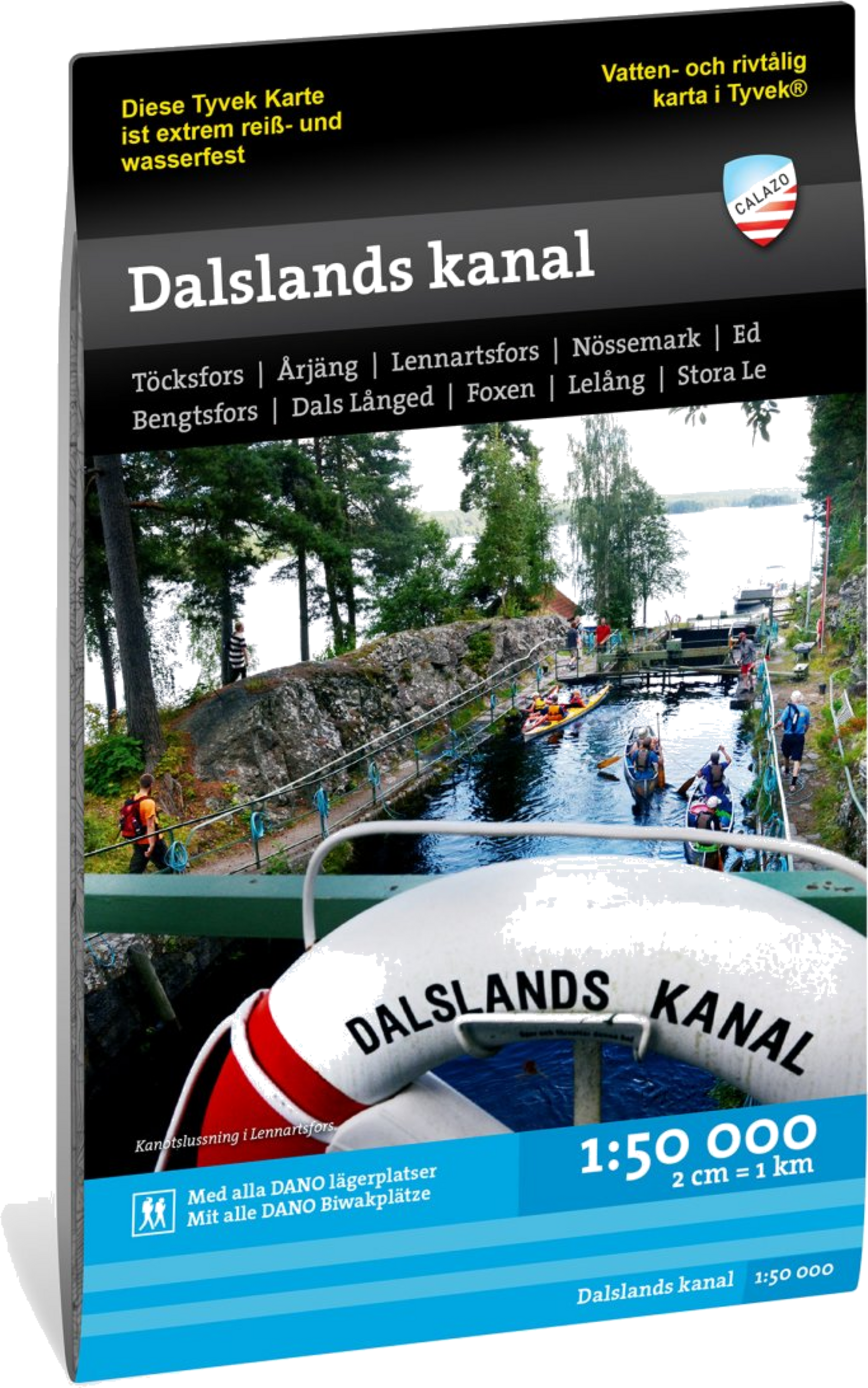 CALAZO, Dalslands Kanal 1:50.000