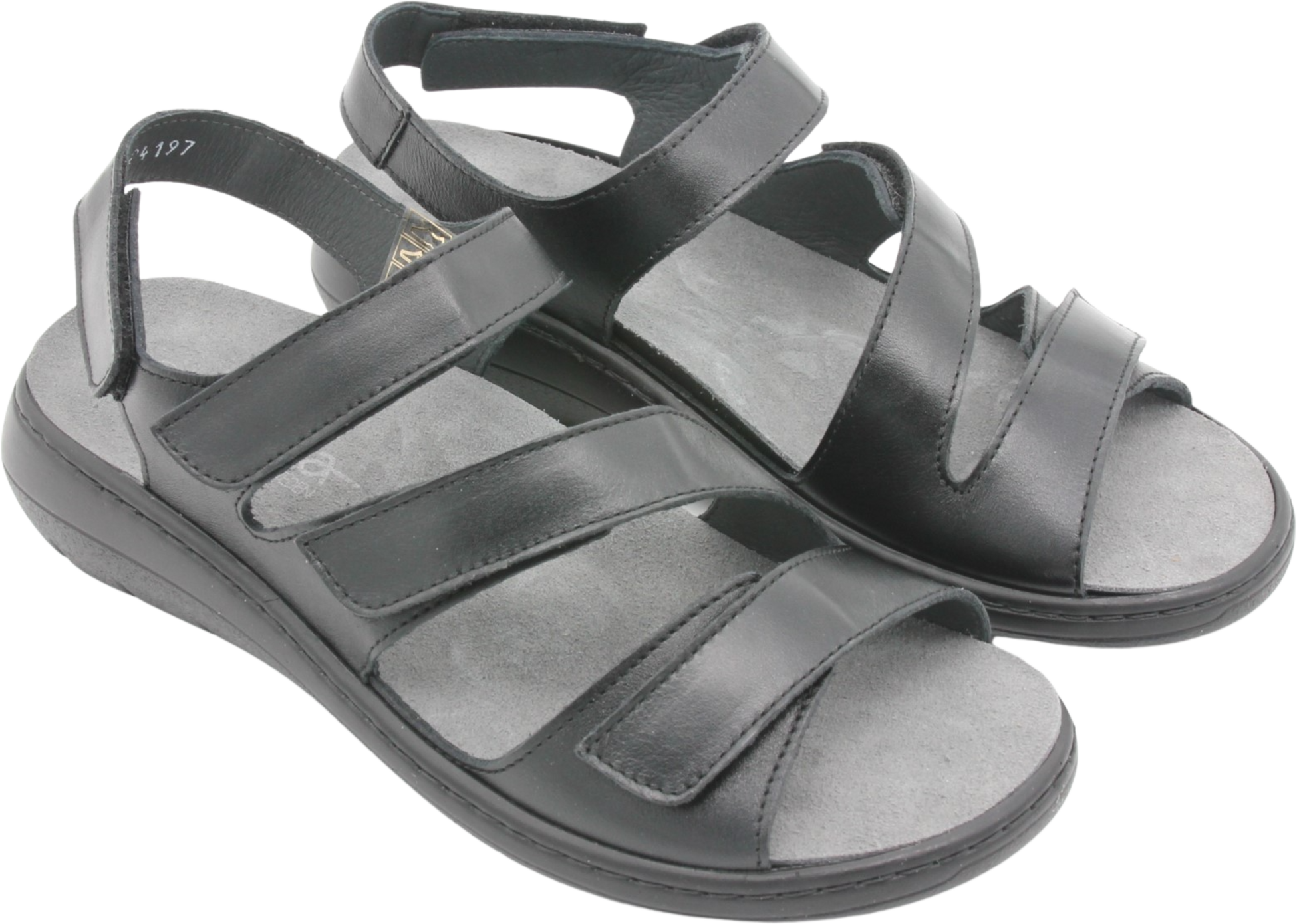 EMBLA, Damsandal Svart - Ergoflex