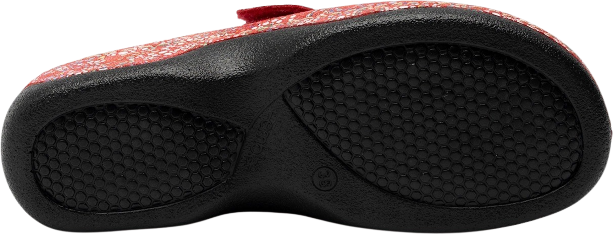 EMBLA, Damtoffel R&ouml;d/dekor - Ergoflex