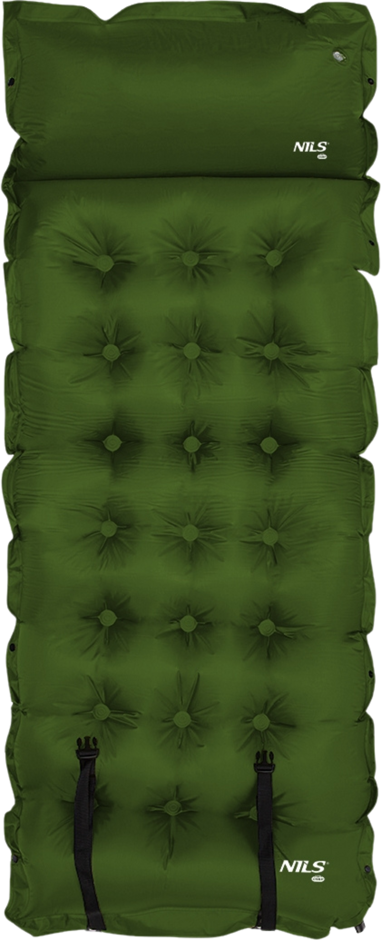 NORTHIX, Dark Green Self-inflating Camping Mat, Compact