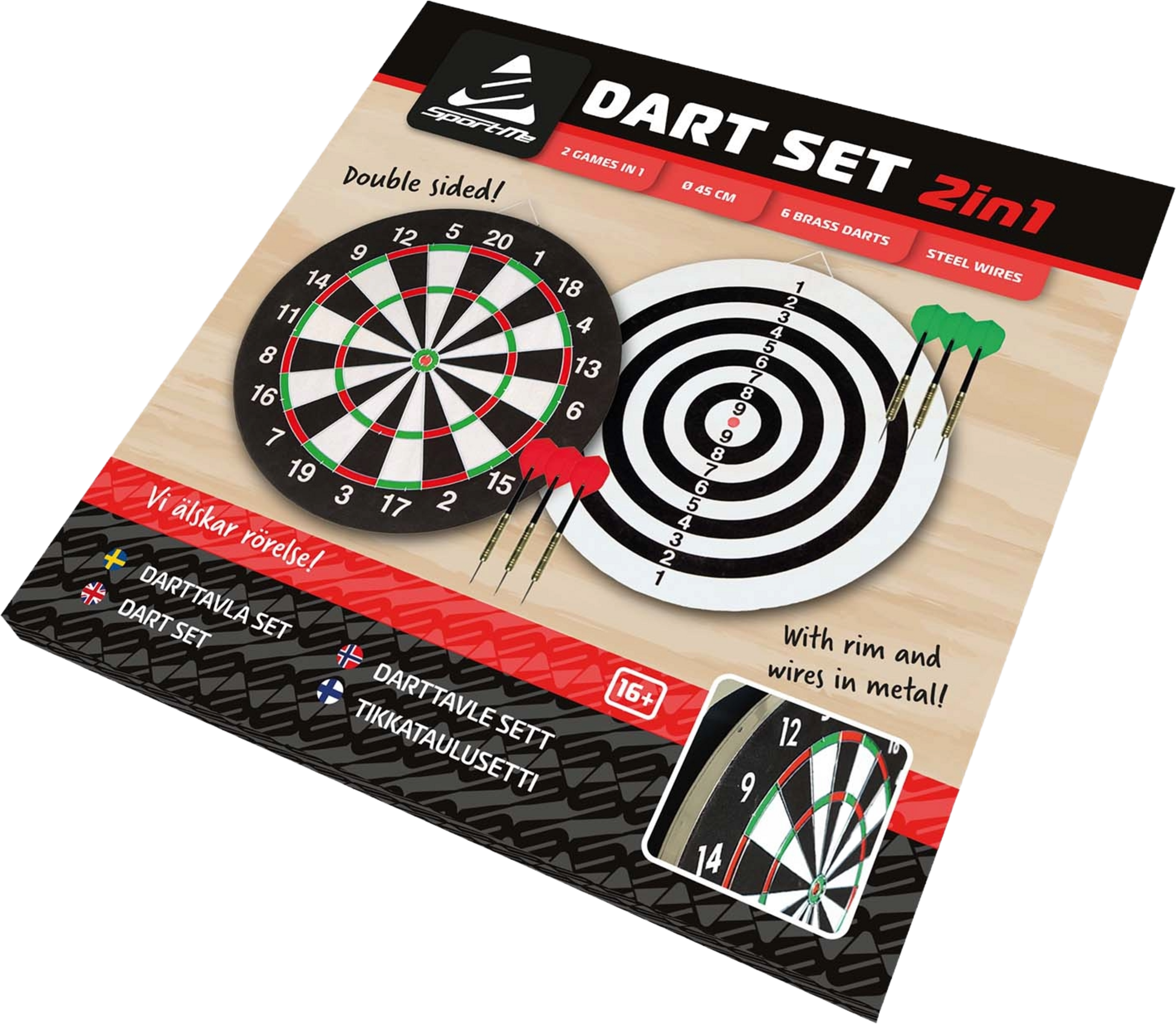 SPORTME, Dart Set - 2 I 1