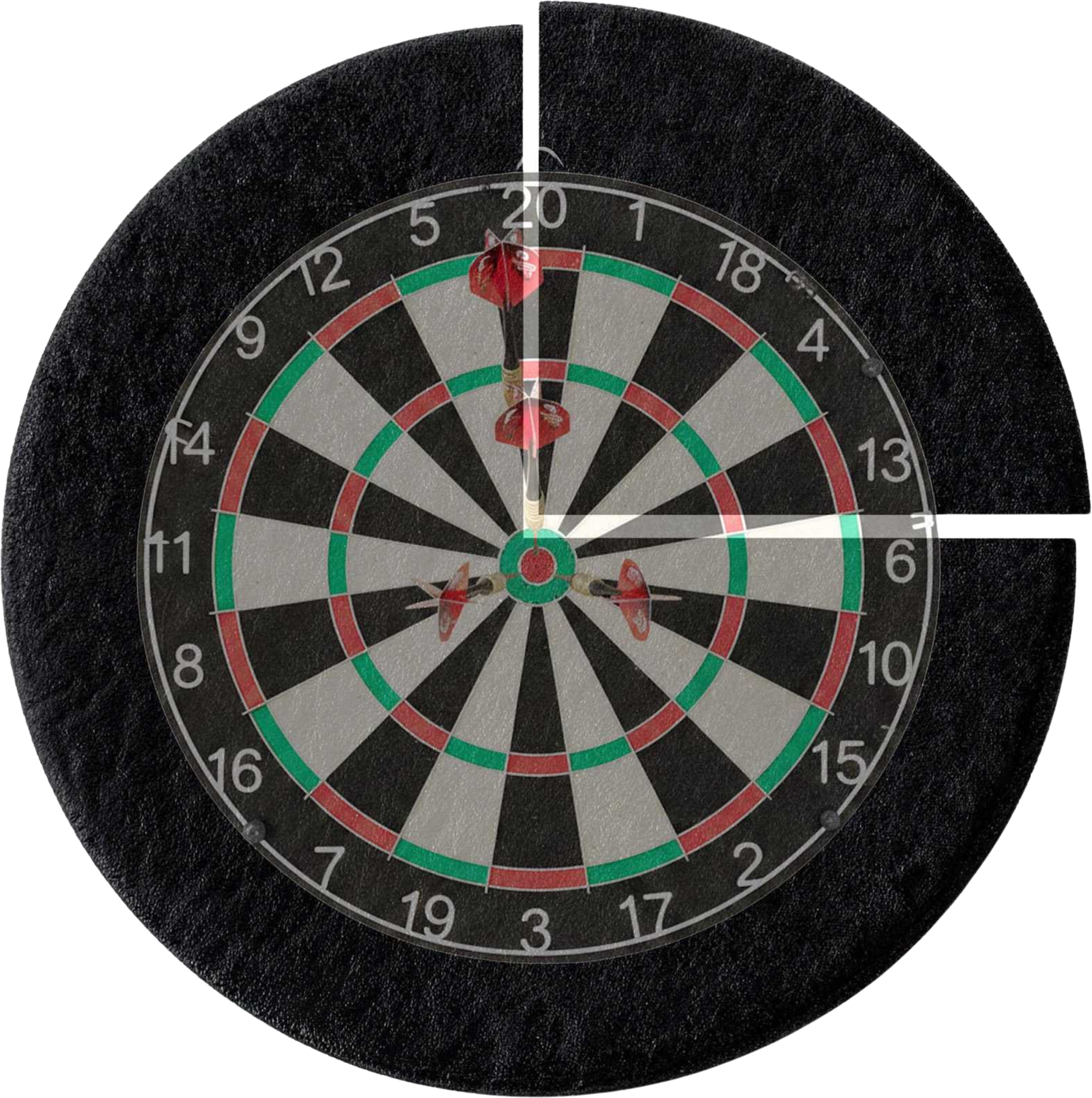 NORTHIX, Dartboard Surround, 4-piece Felt, Noise Reduction
