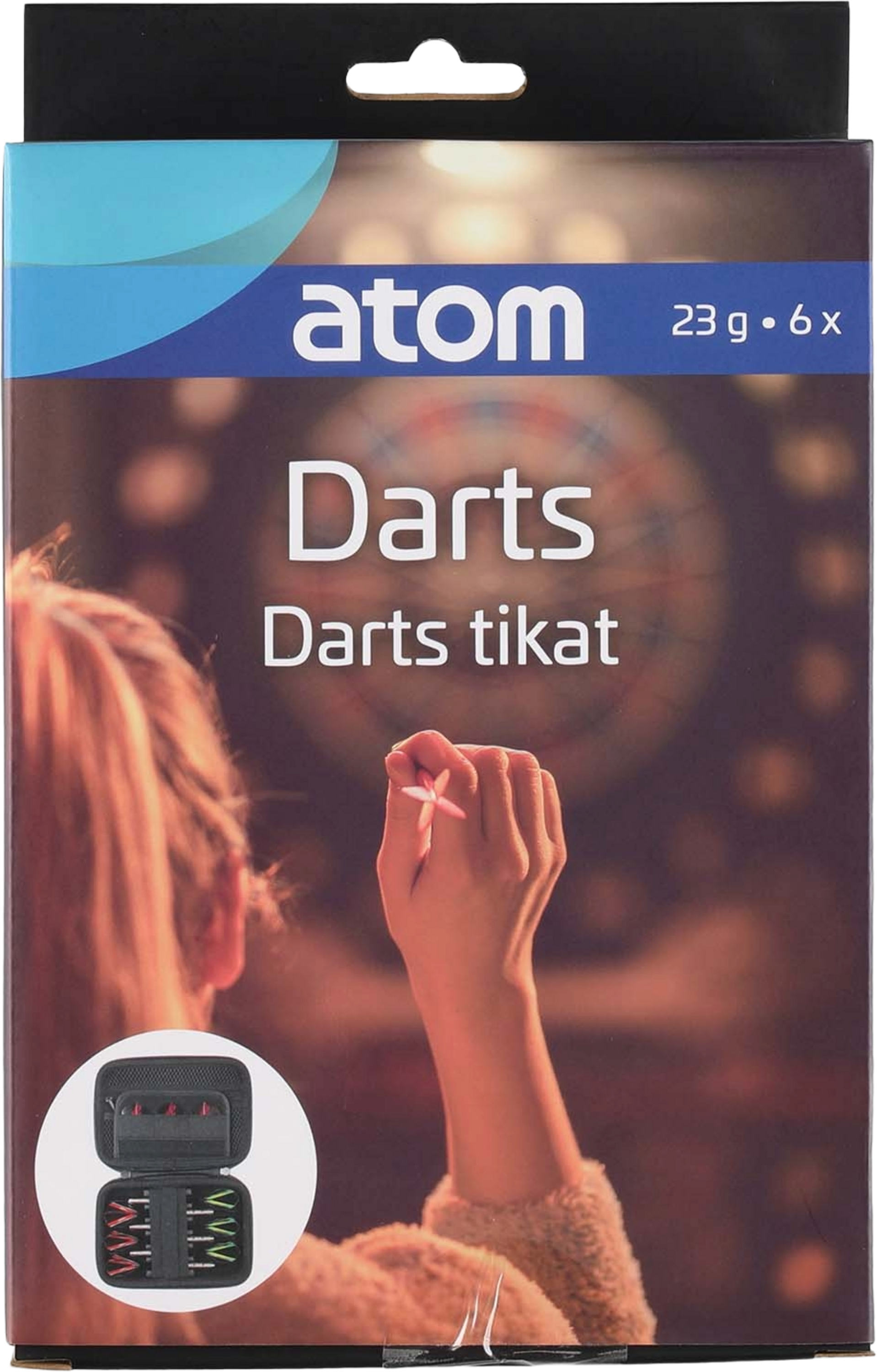 ATOM, Dartpilar 23 G - 6st I Fodral