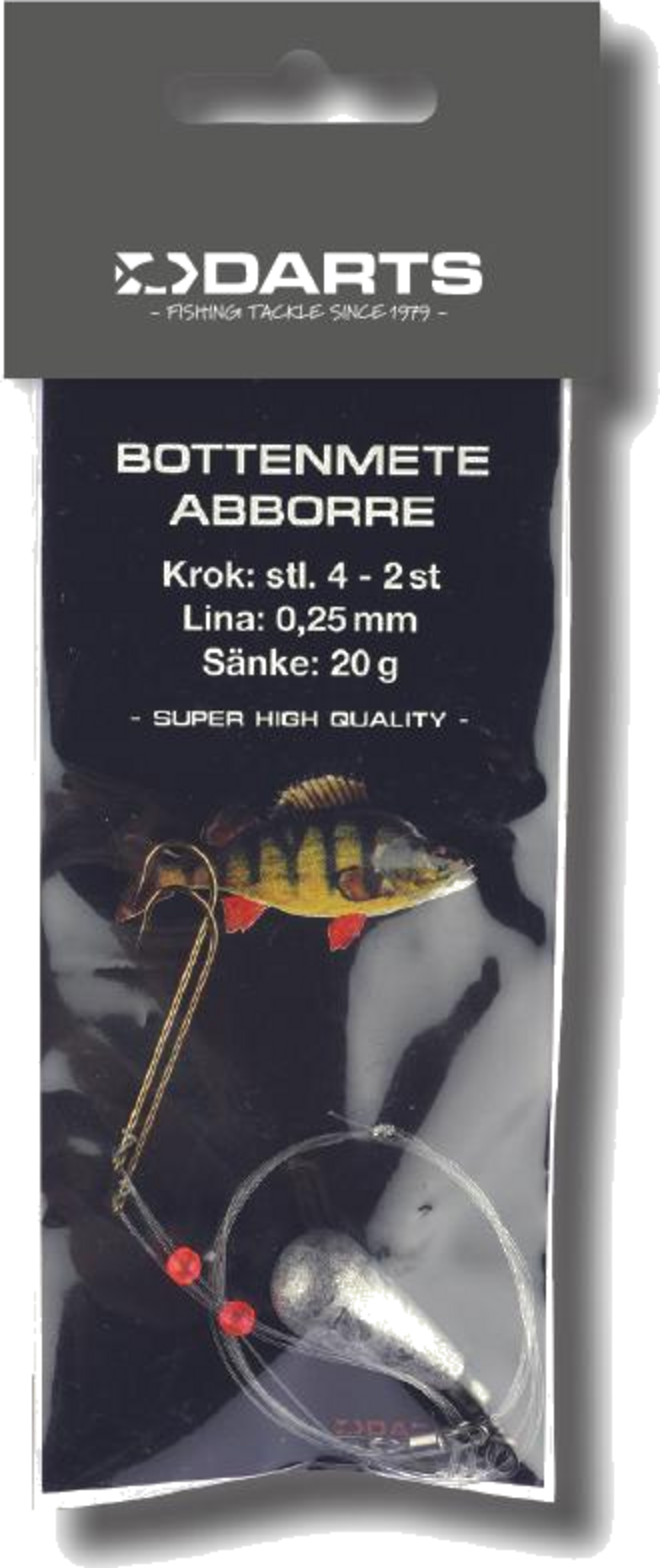 DARTS, Darts Bottenmete Abborre