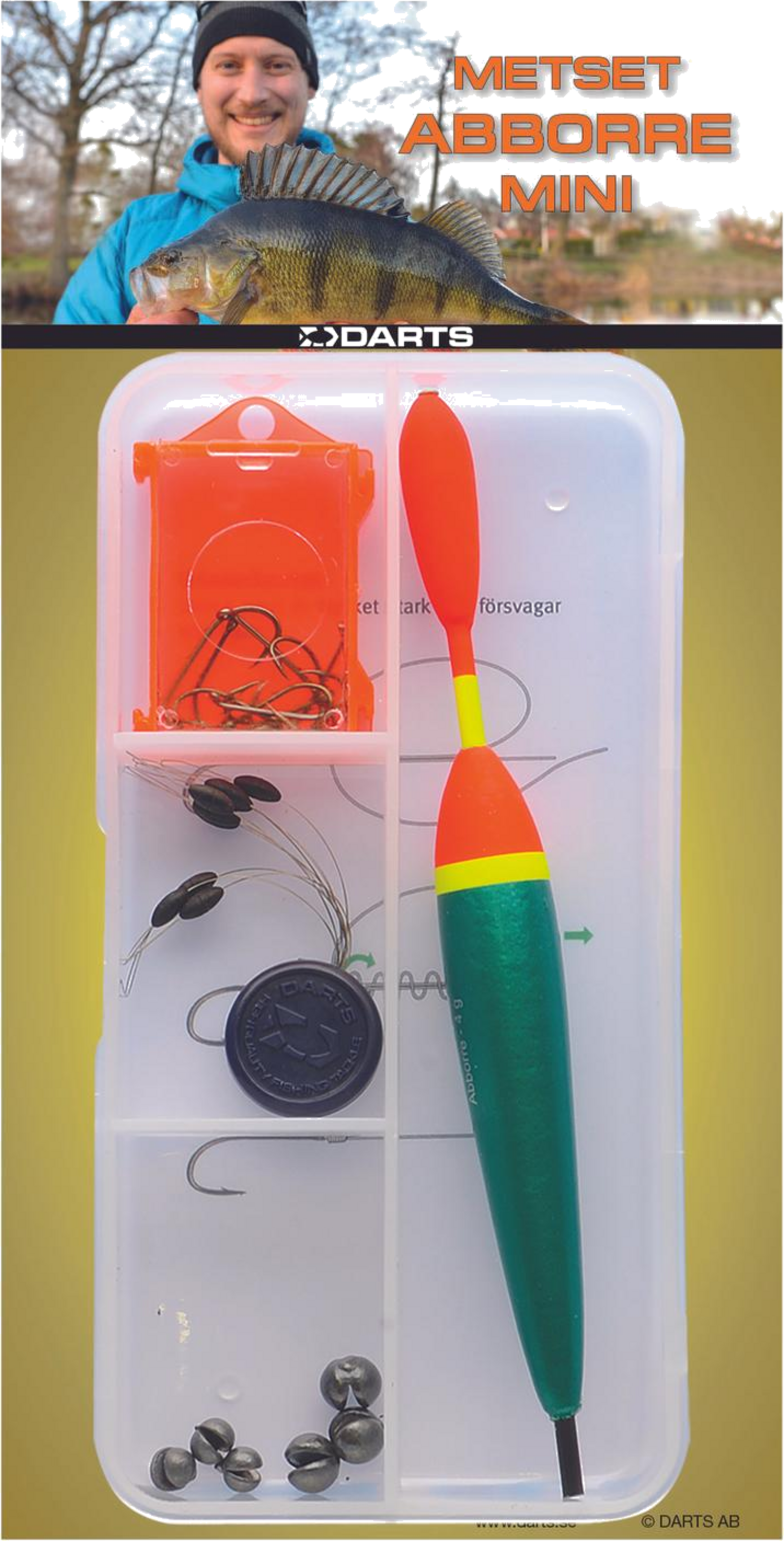 DARTS, Darts Metset Abborre Mini