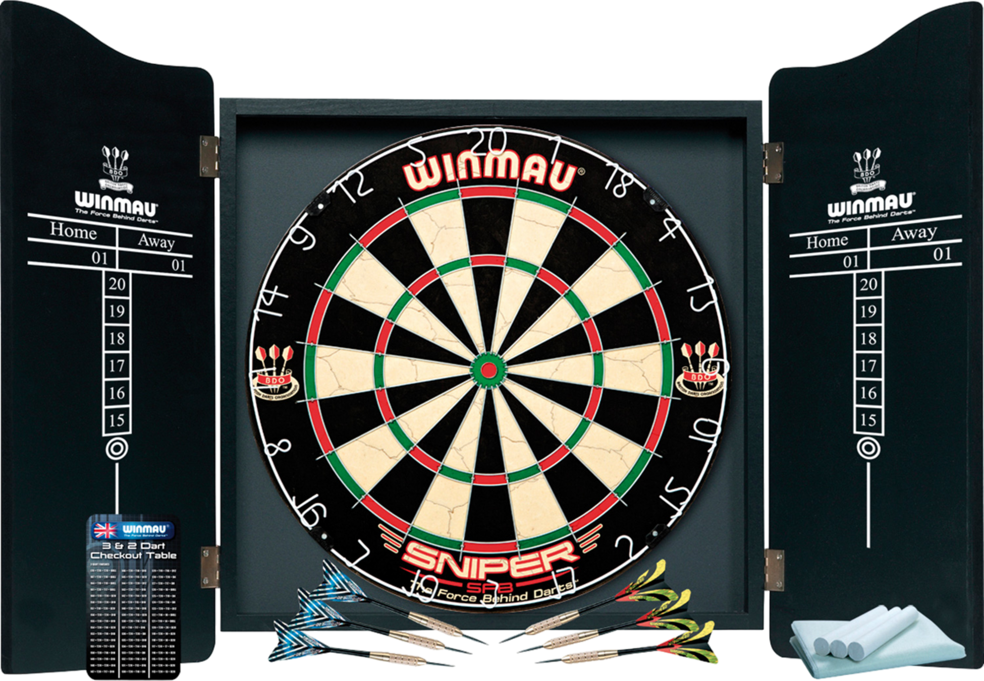 WINMAU, Darts Set Winmau Pro Cabinet, Board And Darts