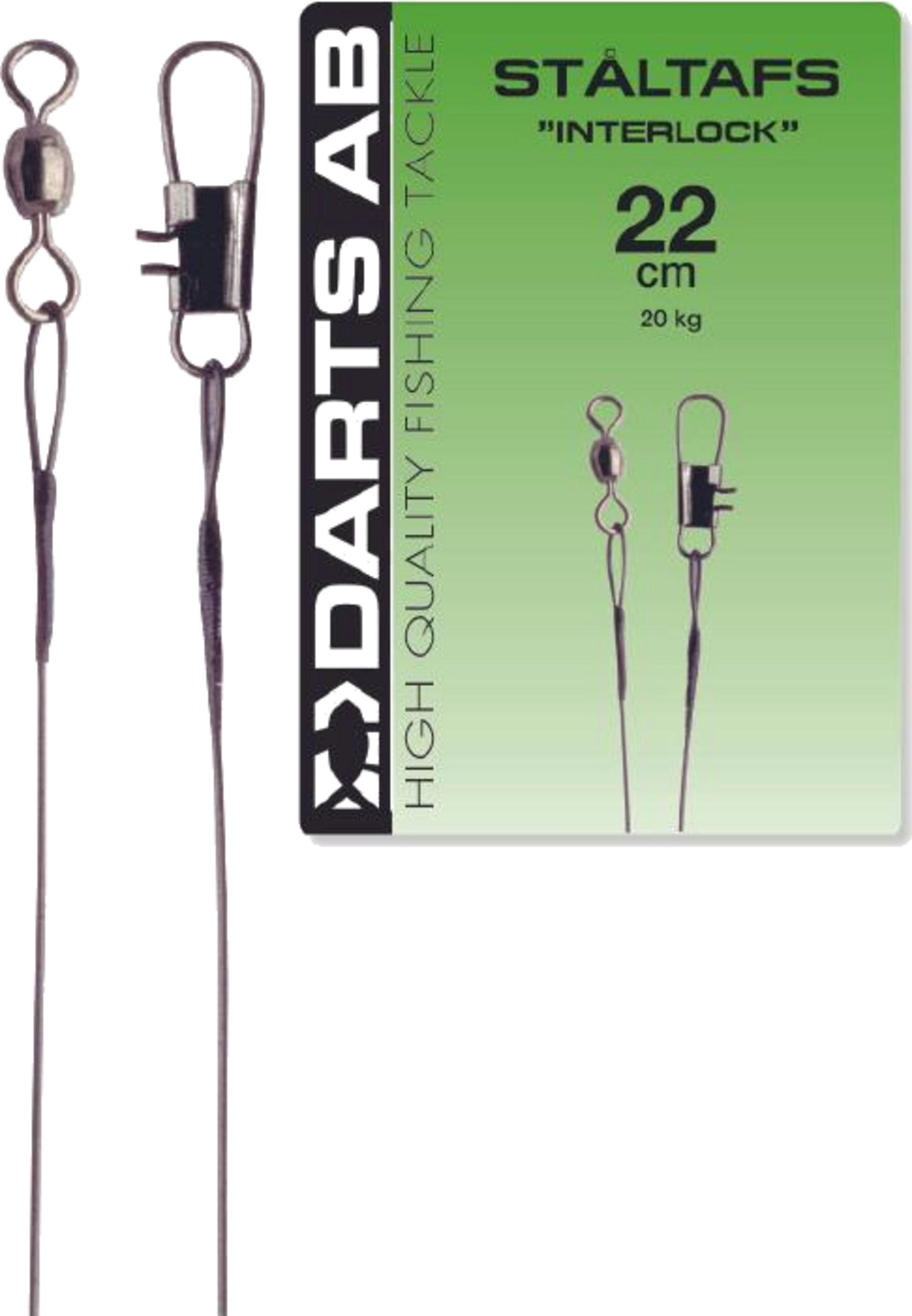 DARTS, Darts Ståltafs Interlock 22cm