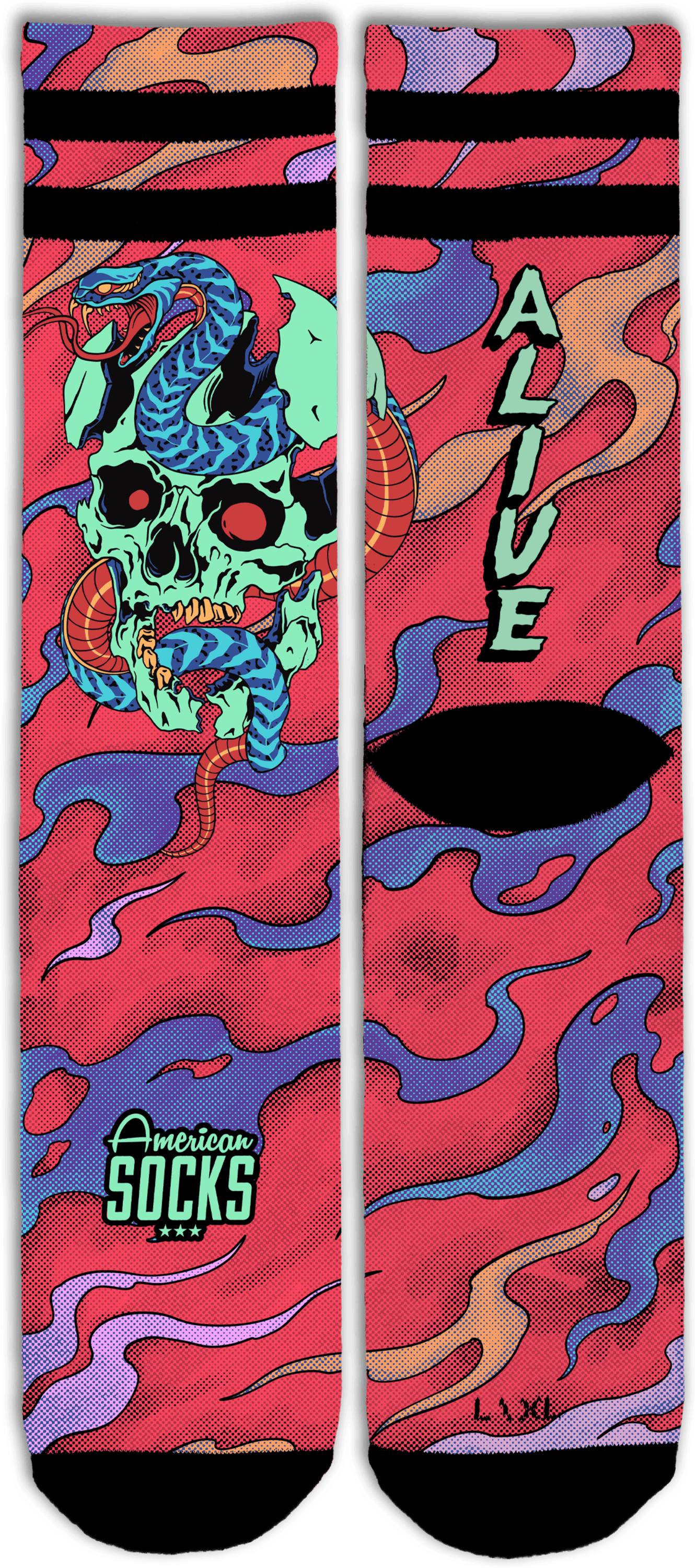 AMERICAN SOCKS, Dead And Alive - Mid High