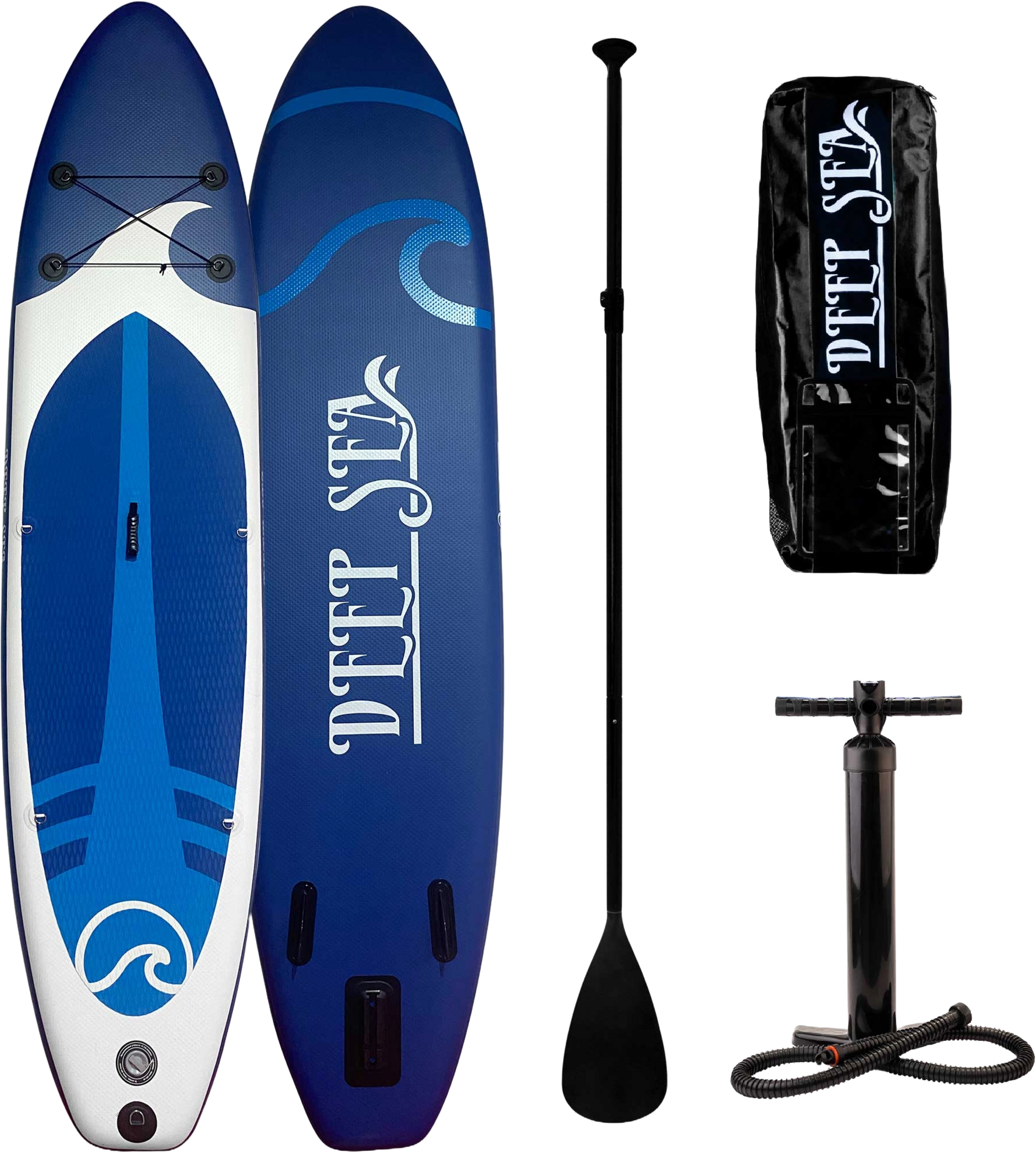 DEEP SEA, Deep Sea Sup Board Set Xxl 330cm, Blue-white